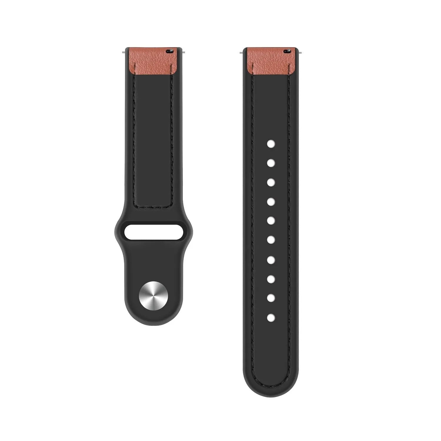 Suunto Race (S) leren hybrid bandje (lichtbruin)