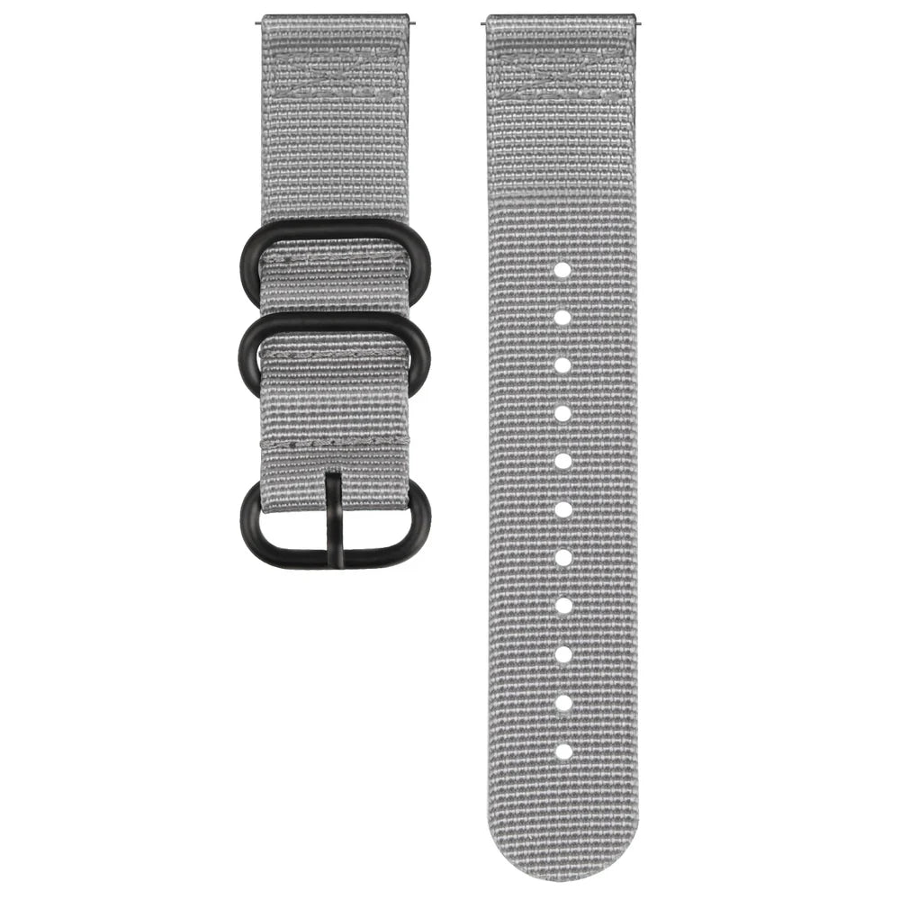 Amazfit Bip U (Pro) nylon gesp band (grijs)