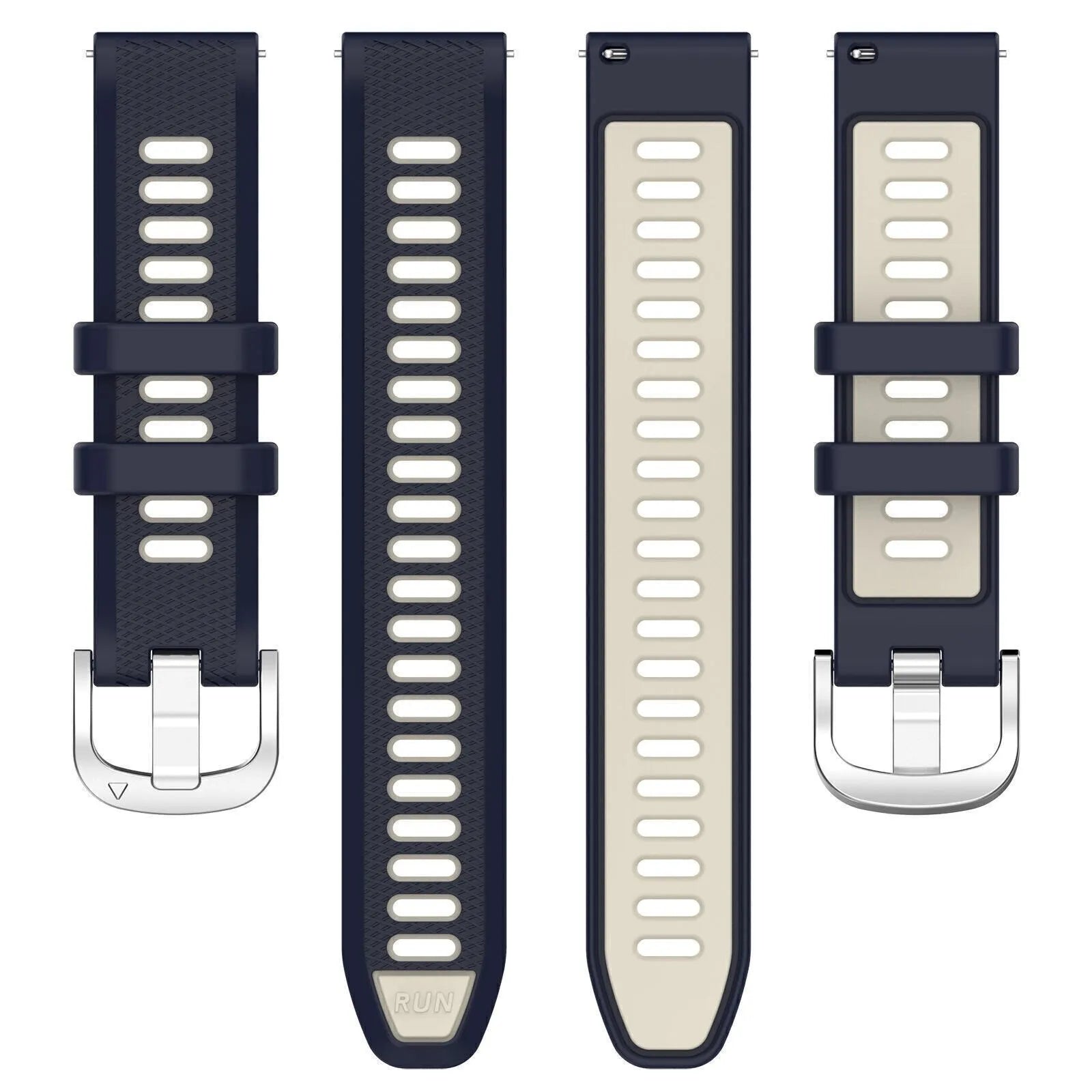 Coros Pace Pro sport gesp bandje (donkerblauw/beige)