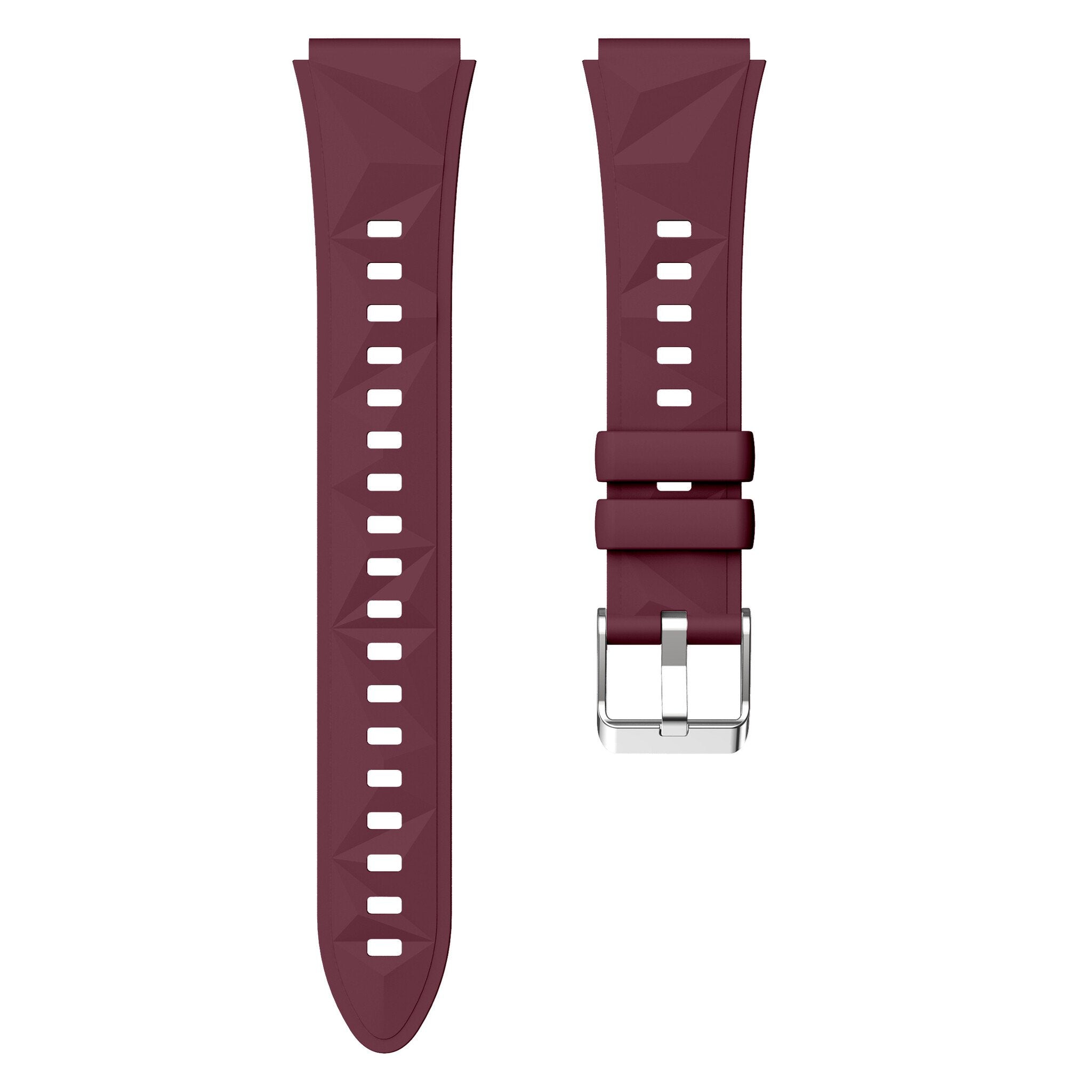 Huawei Watch GT 4 - 41mm premium silicone band (wijnrood)