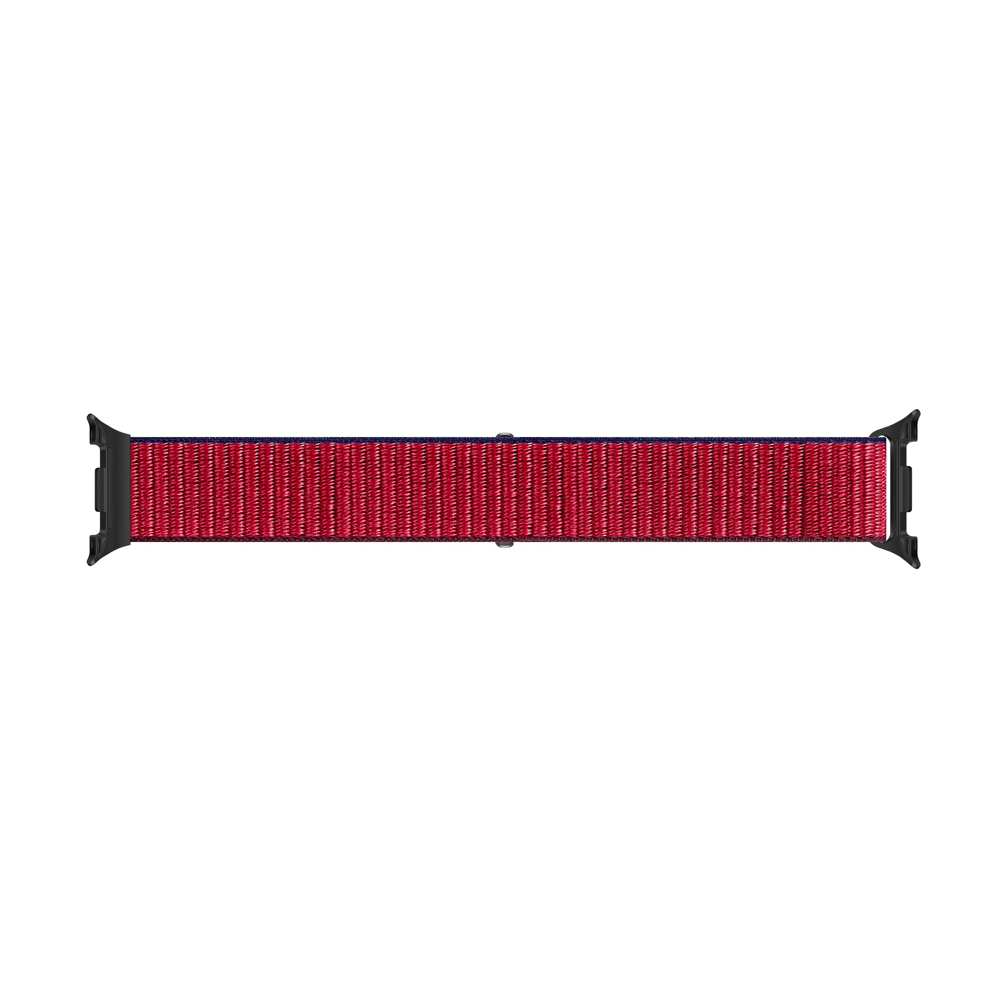 Samsung Galaxy Watch 8 Classic nylon bandje (rood mix)