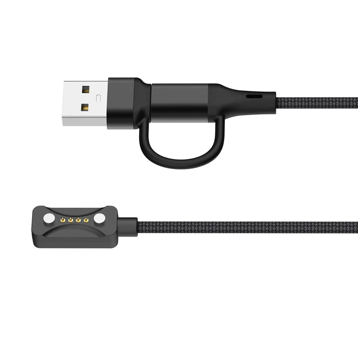 USB-A & C 2in1 Braided Polar Pacer oplader
