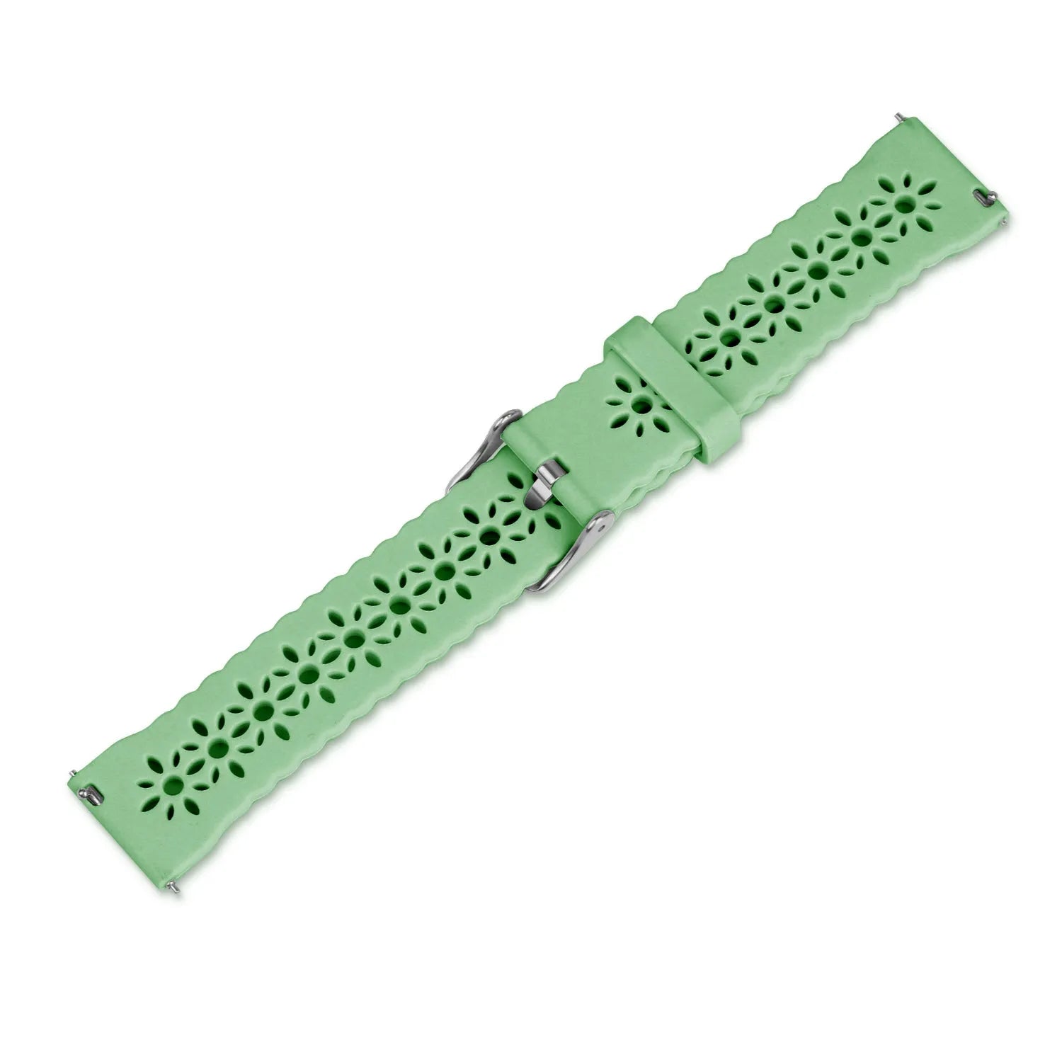 Coros Apex 42mm siliconen bandje met patroon (groen)