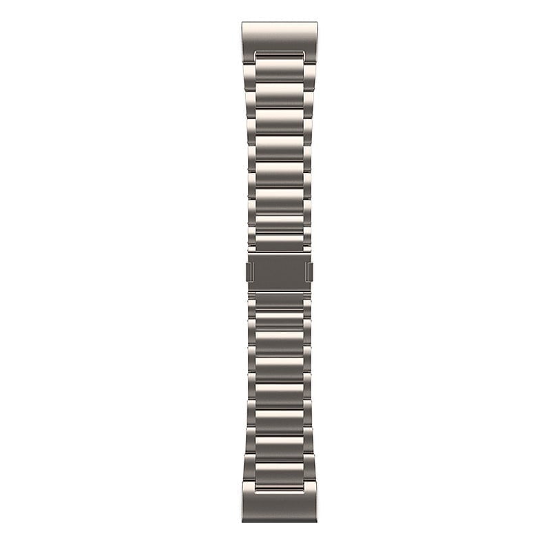 Magnetic Titanium Strap, laid flat, joined, direct top view