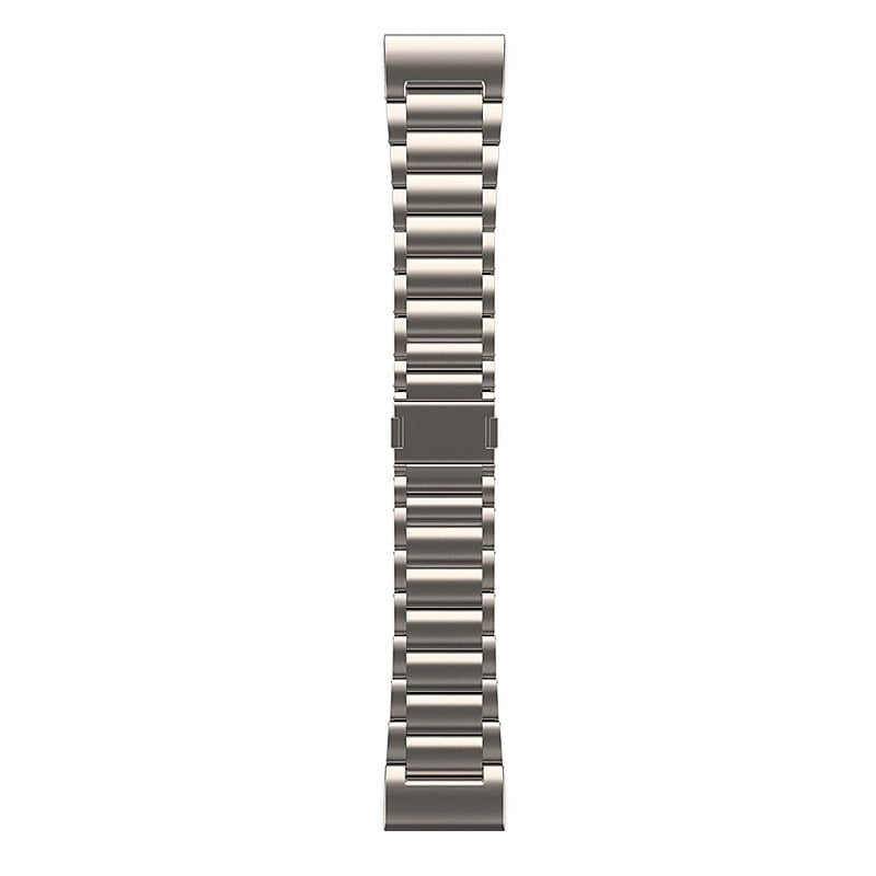 Magnetic Titanium Strap, laid flat, joined, direct top view