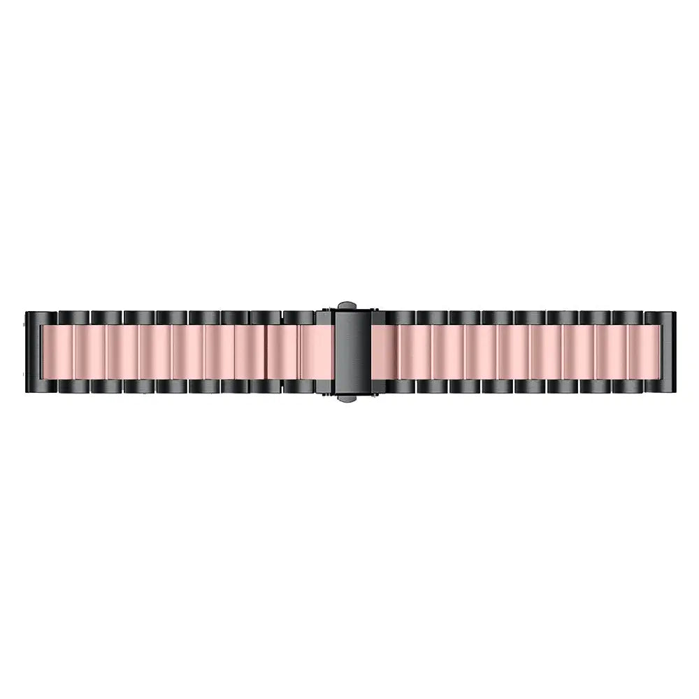 Garmin Forerunner 170 stalen band (zwart/roze)