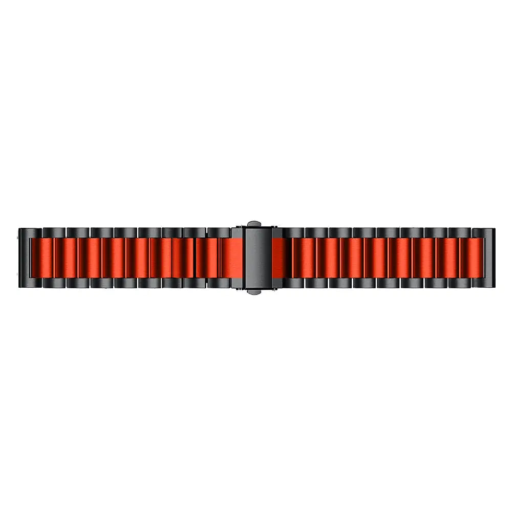 Garmin Forerunner 170 stalen band (zwart/rood)