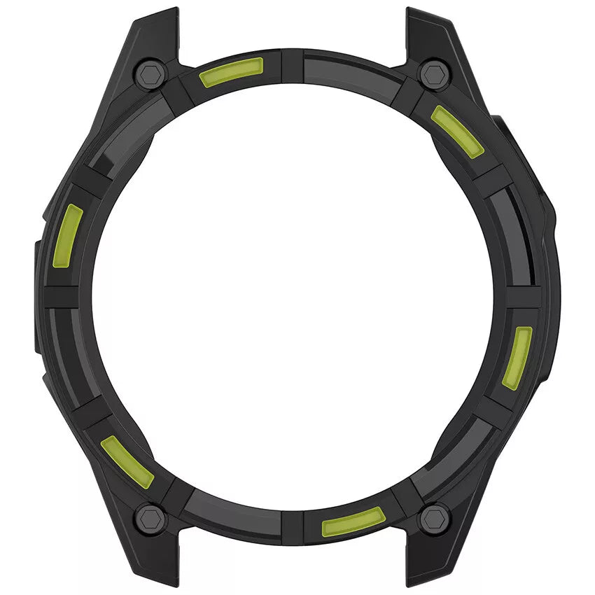 Garmin Fenix 8 - 47mm AMOLED Rugged TPU case (zwart/groen)