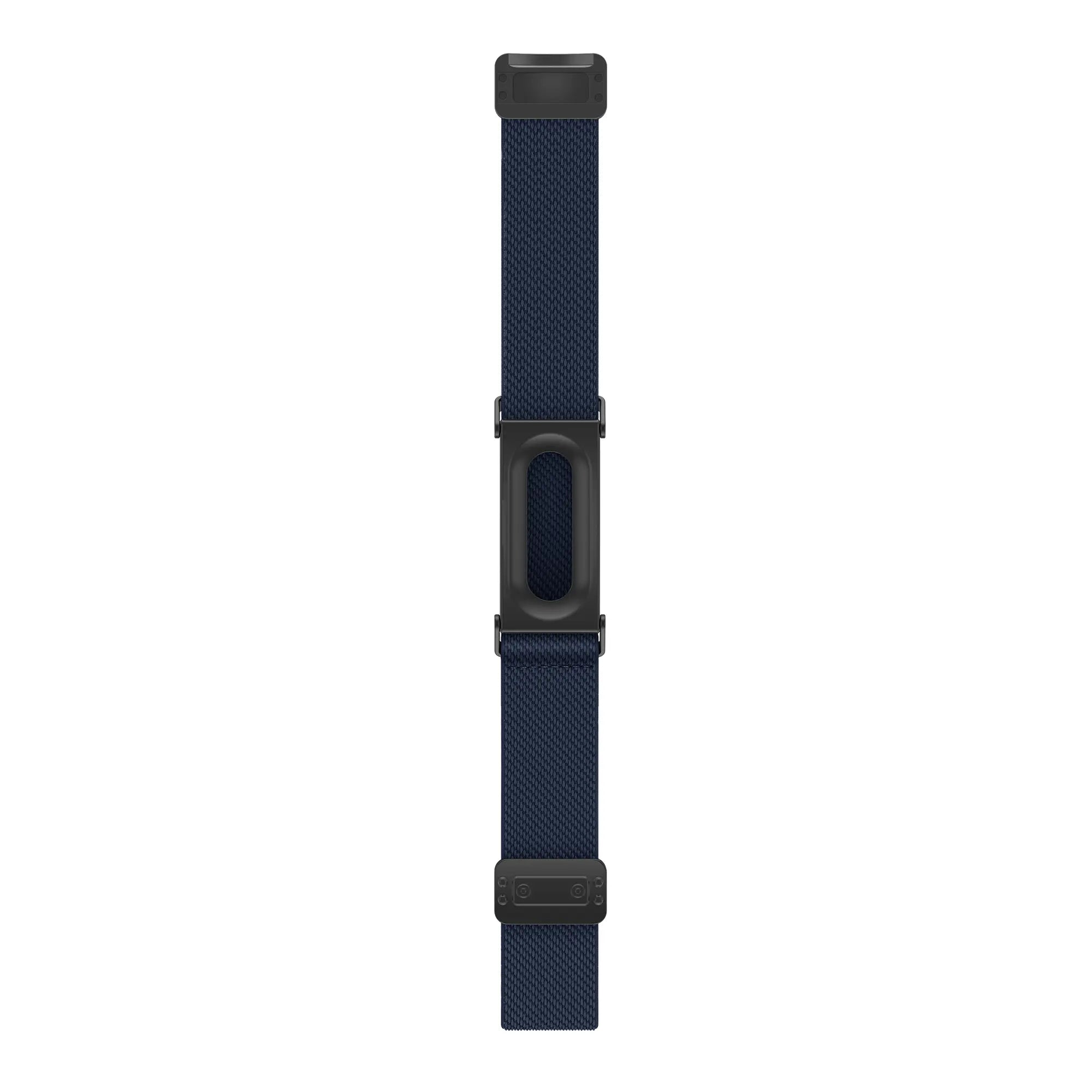 Bandz Fitbit Air nylon band met D-buckle (donkerblauw)