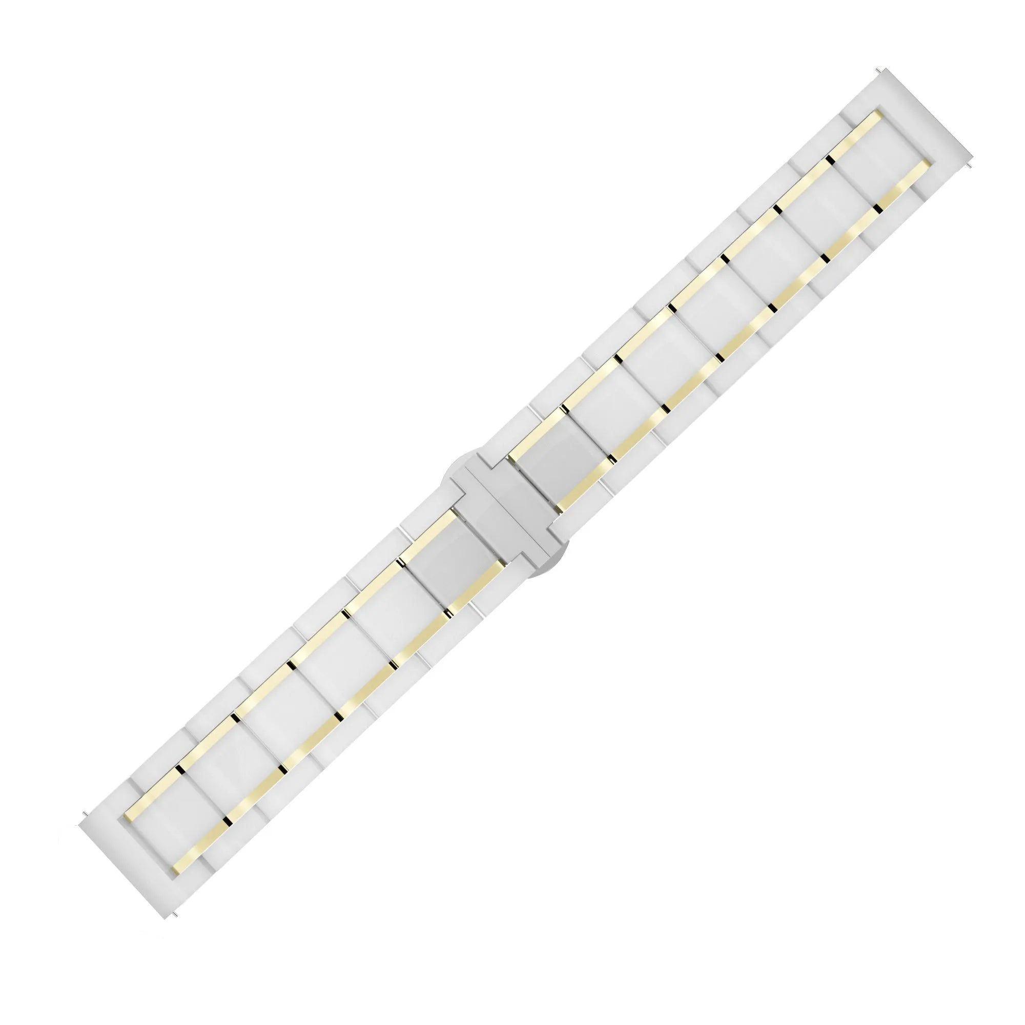 Amazfit GTR Mini keramiek stalen band (wit/goud)