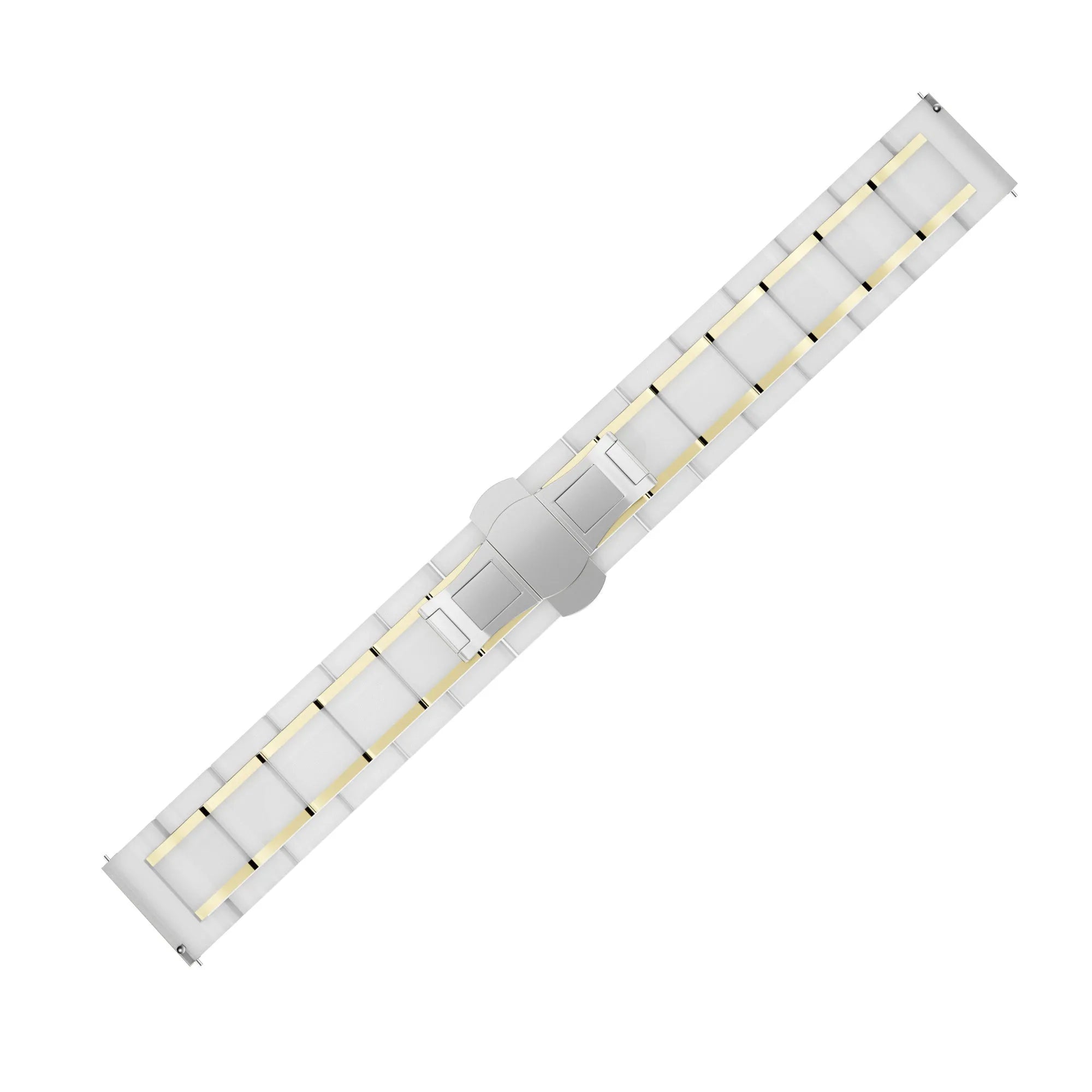 Amazfit GTR Mini keramiek stalen band (wit/goud)