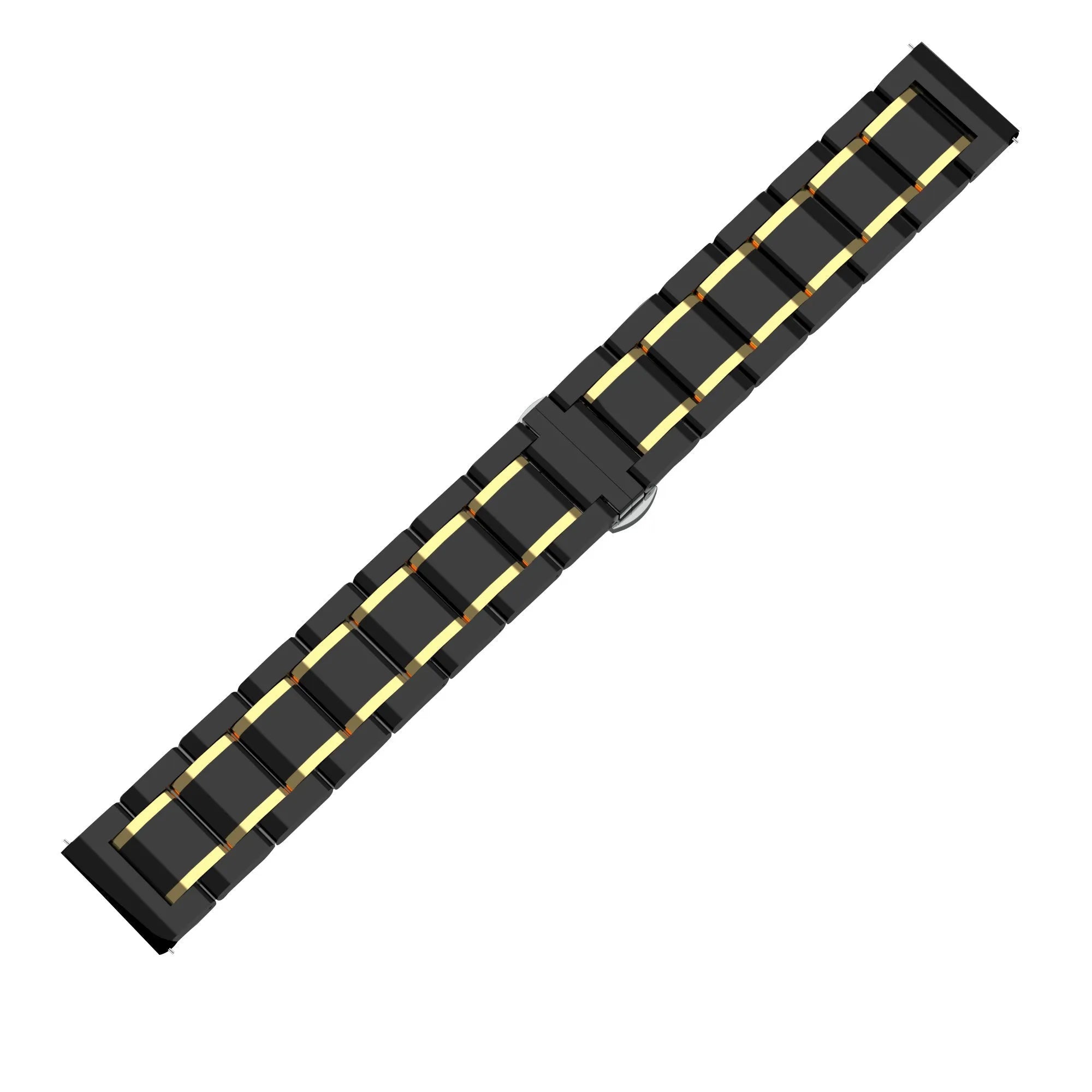Amazfit Active 2 keramiek stalen band (zwart/goud)