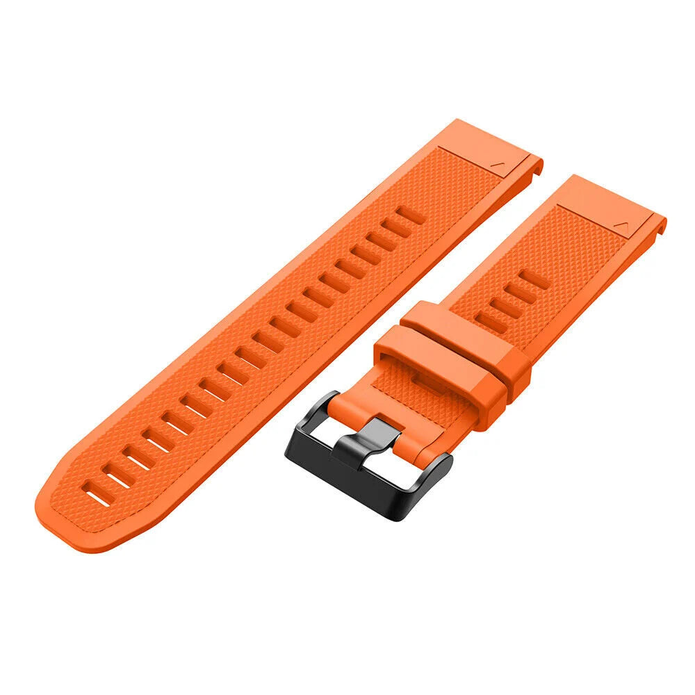 Garmin Tactix 8 - 47mm siliconen bandje (oranje)