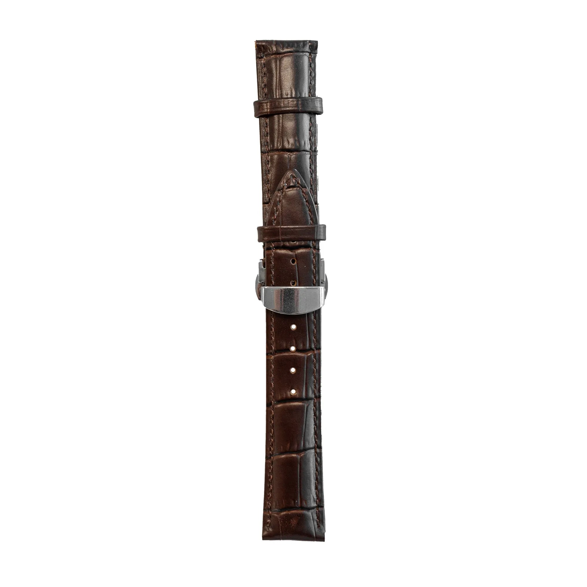 Amazfit Bip 3 (Pro) luxe leren bandje (donkerbruin)