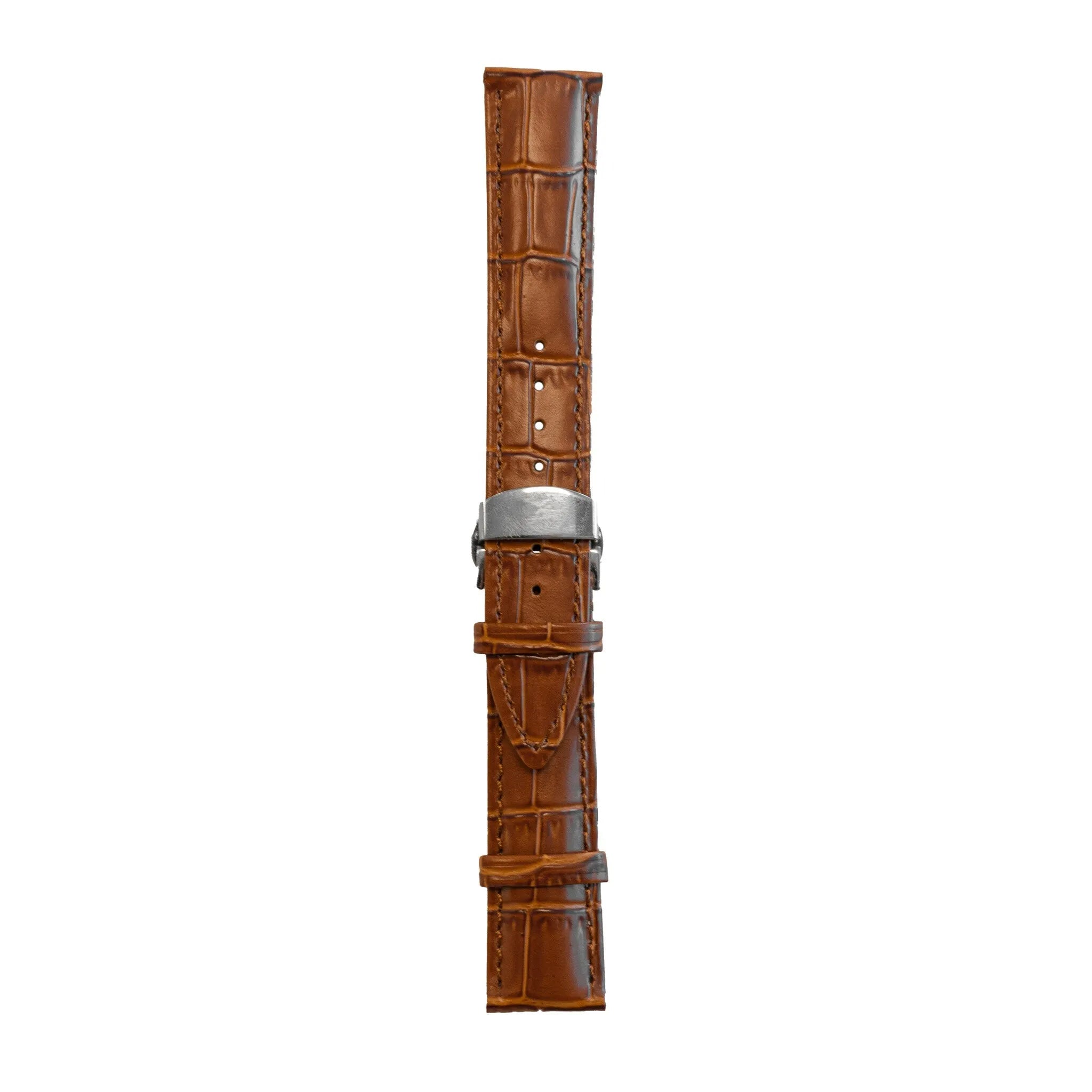 Coros Apex 2 luxe leren bandje (bruin)