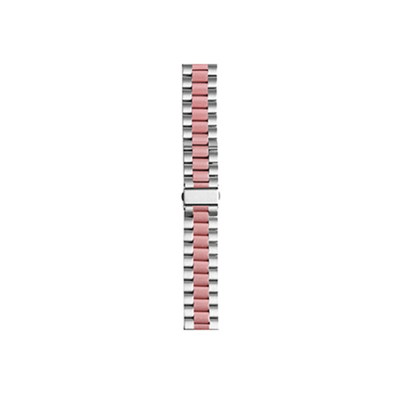 Oppo Watch X2 Mini stalen band (zilver/roze)