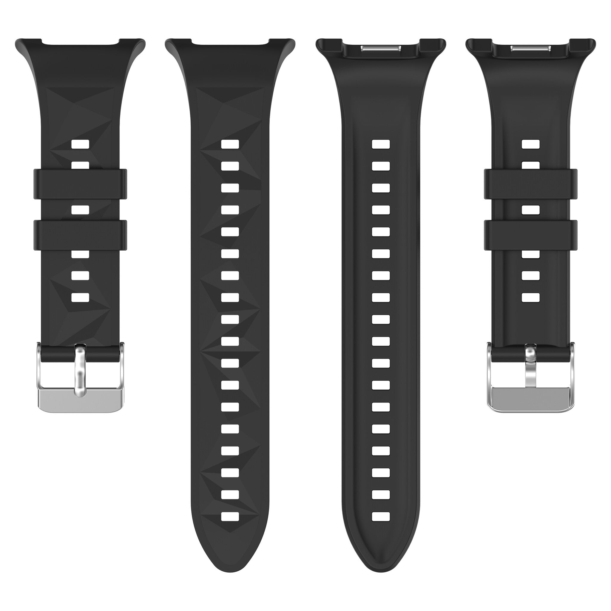 Samsung Galaxy Watch 8 - 44mm diamond silicone band (zwart)