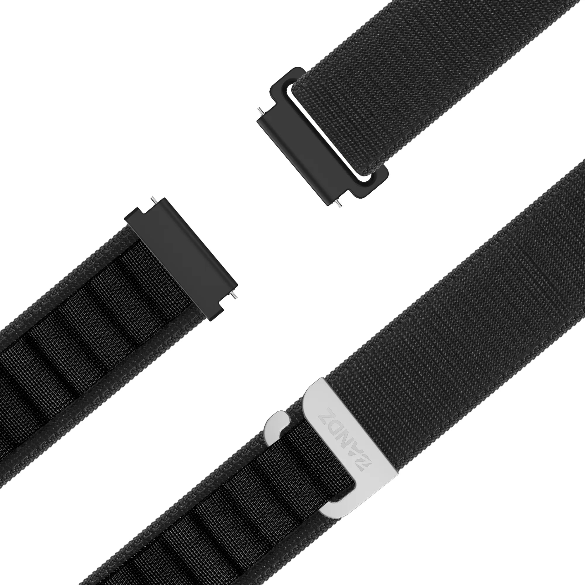 Bandz Polar Grit X2 Pro Alpine nylon bandje (zwart)