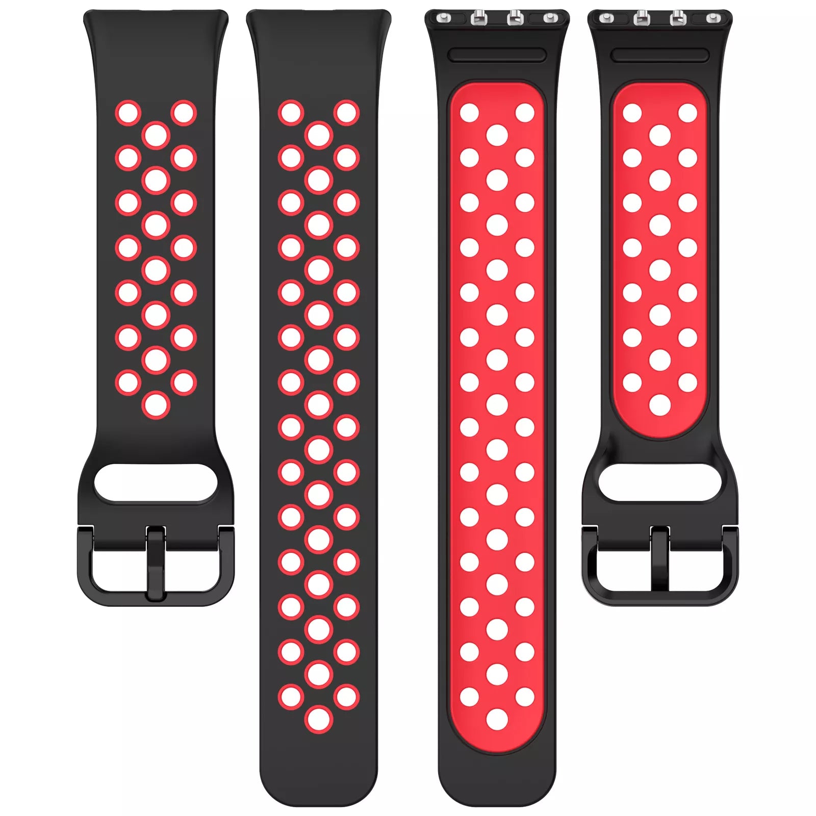 Samsung Galaxy Fit 3 sport bandje (zwart/rood)