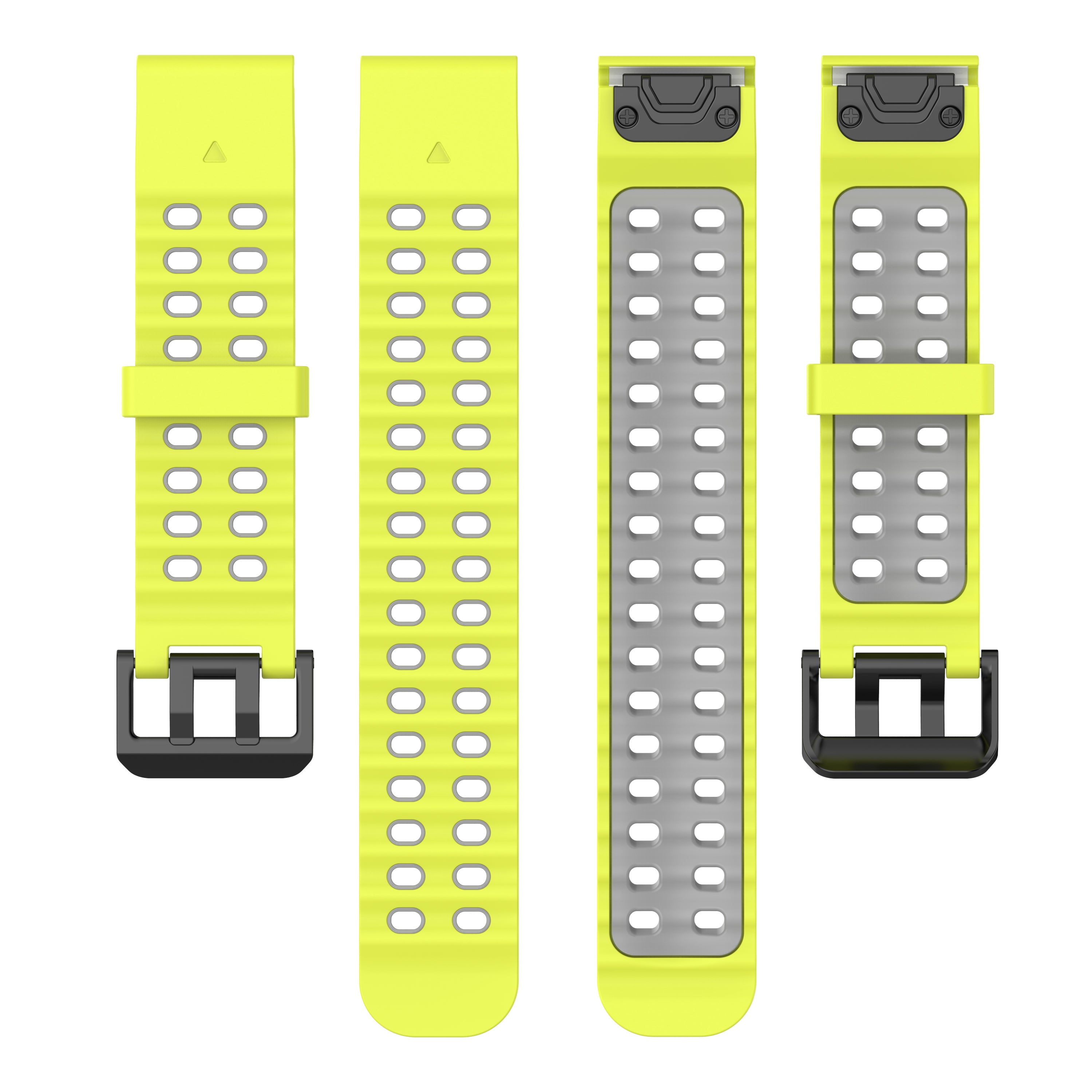 Garmin Tactix 7 Pro wave sport band (Lime/donkergrijs)