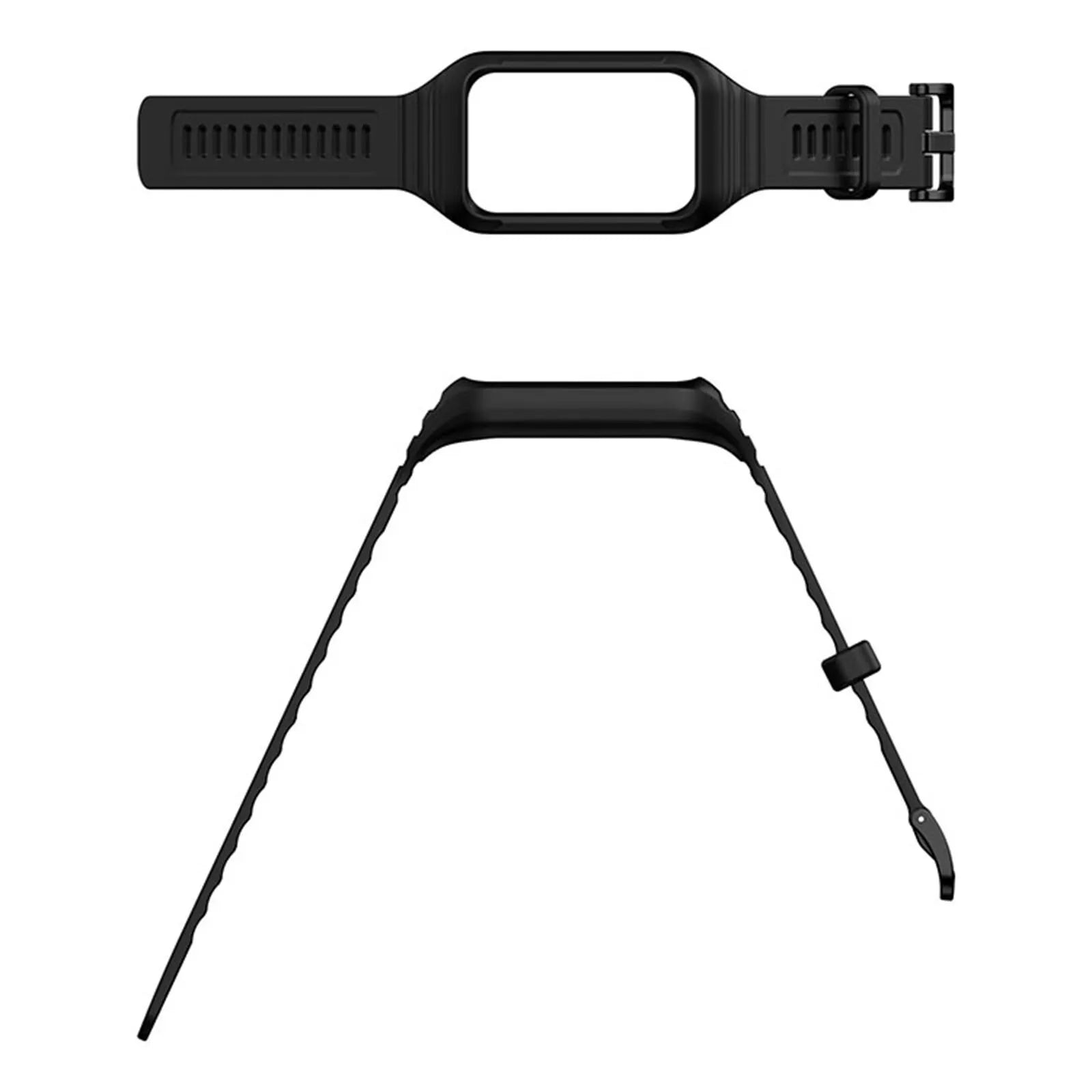 Honor Band 10 TPU band met frame (zwart)