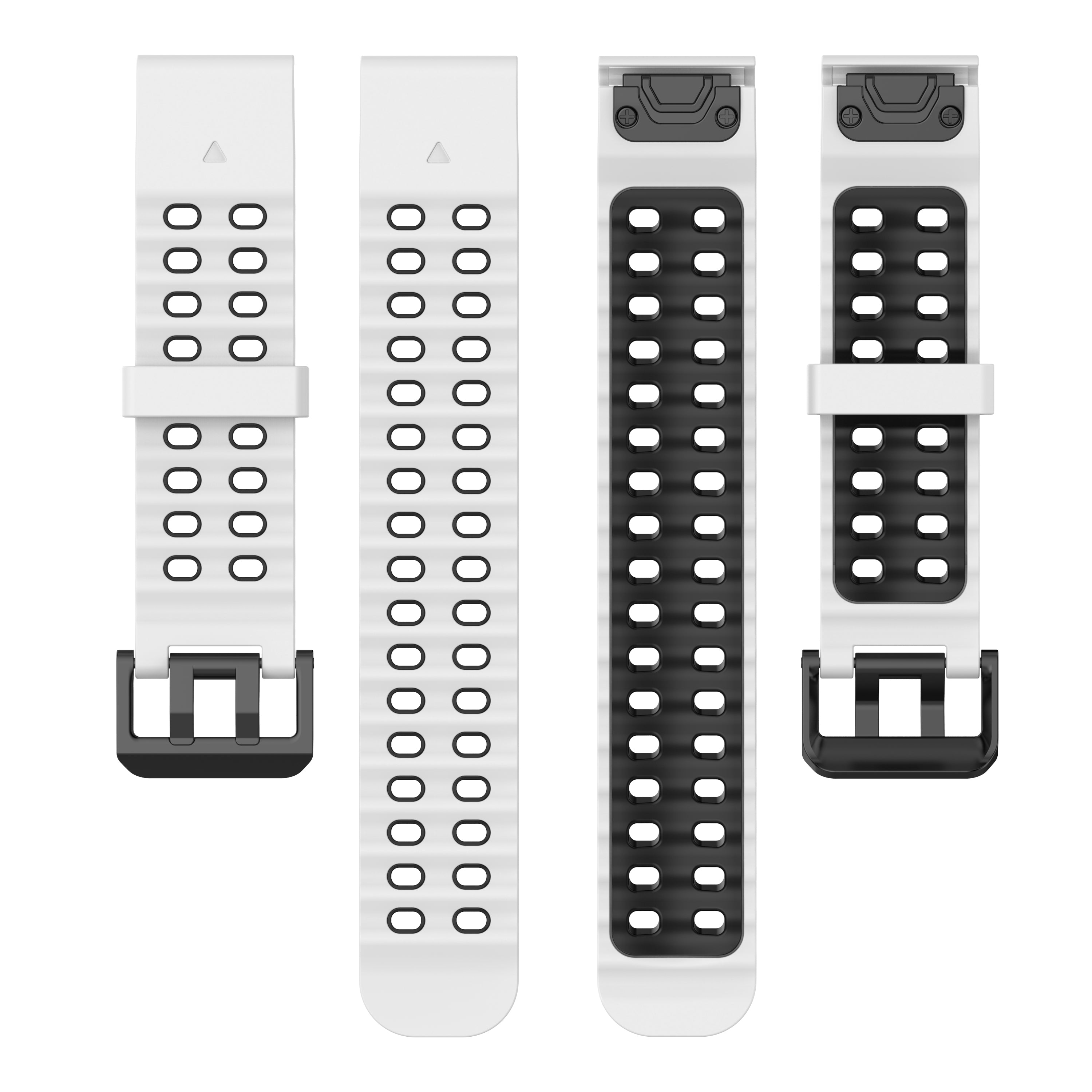 Garmin Tactix 7 Pro wave sport band (wit/zwart)
