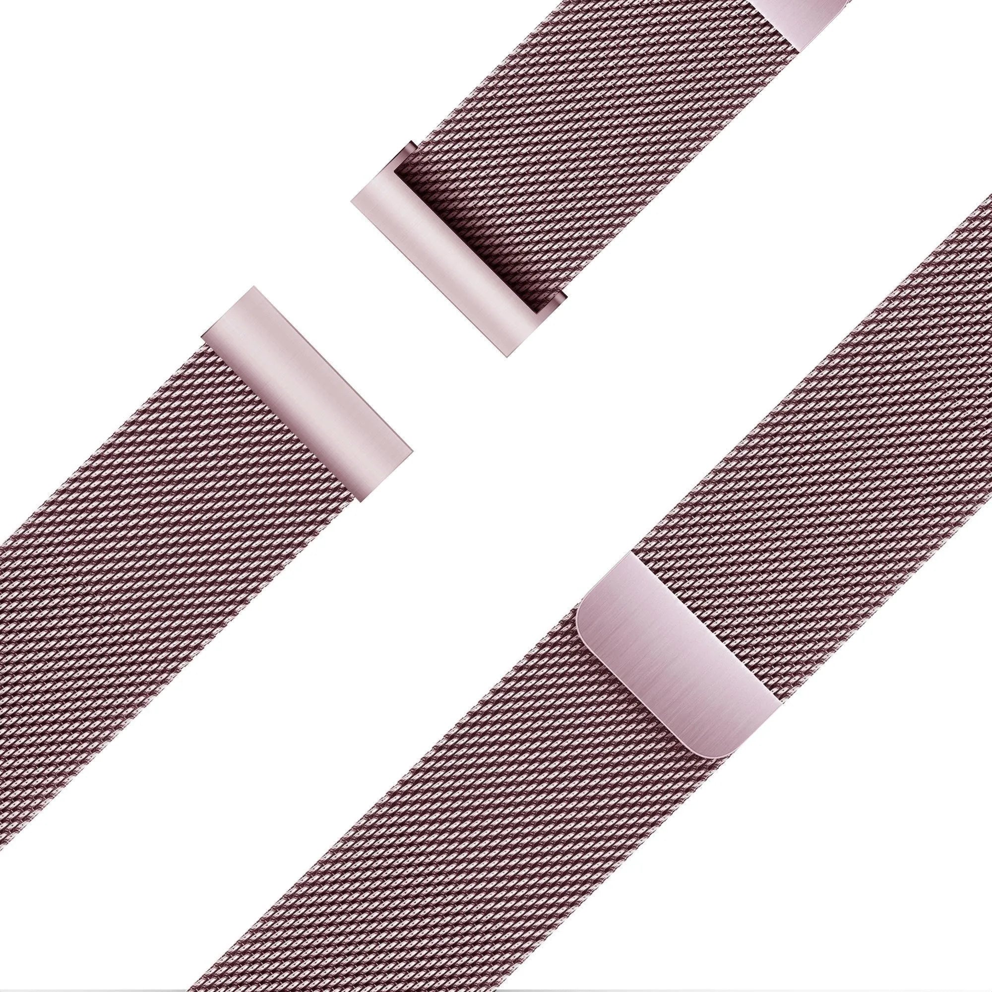 Bandz ICE fit RT 3.0 - 36mm Milanese loop band (roze)