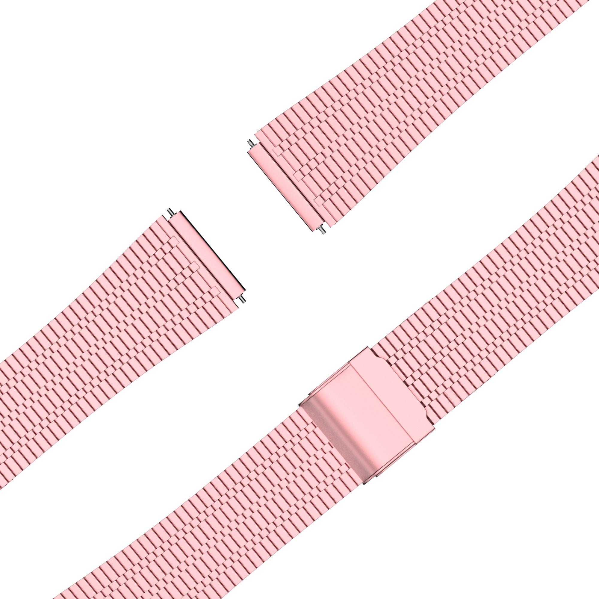 Bandz Garmin Vivomove Trend verstelbare stalen band (roze)