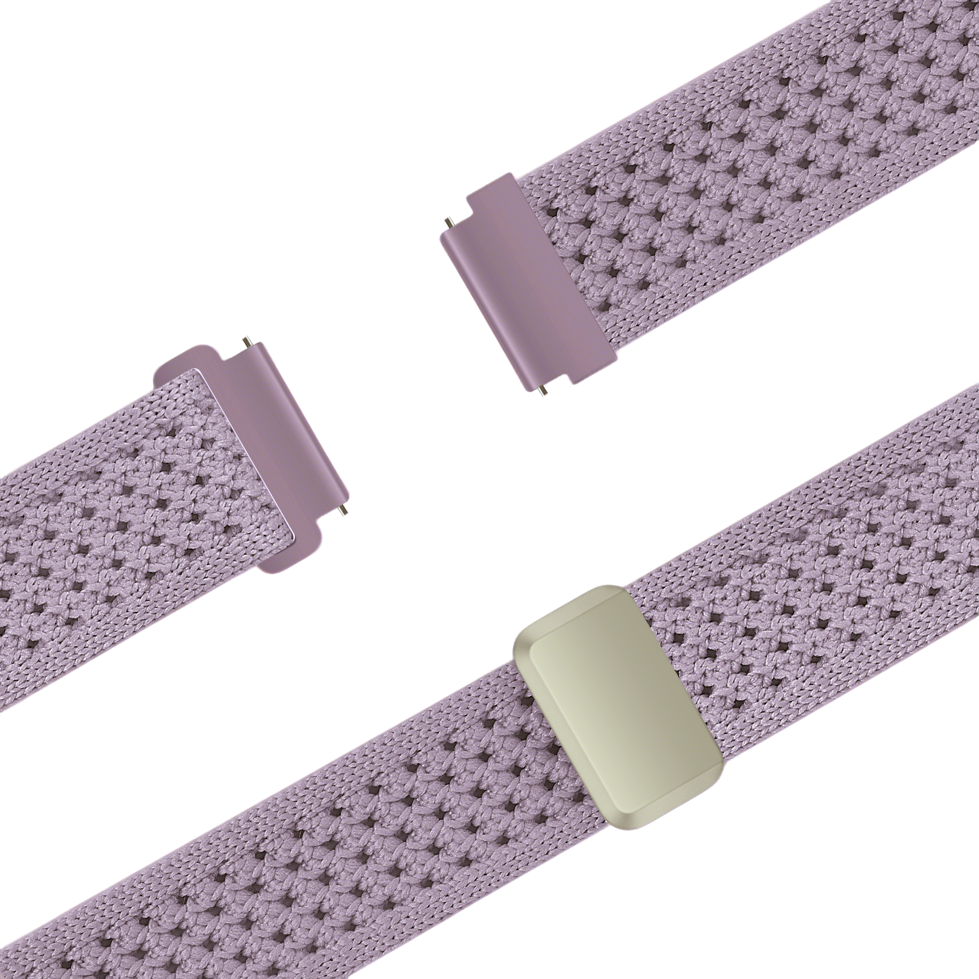 Bandz Withings Steel HR - 36mm vintage nylon band (lichtpaars)