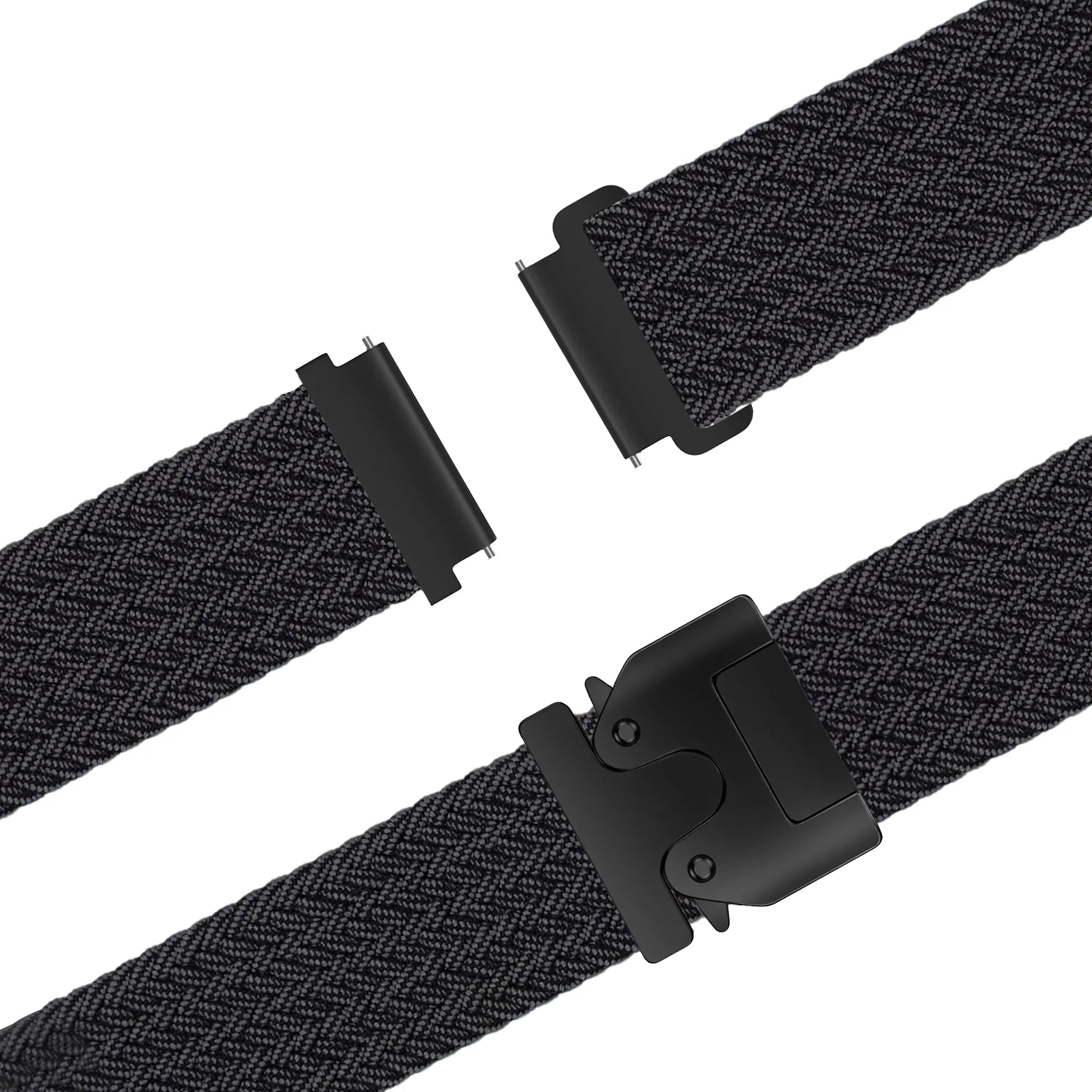 Bandz Garmin Vivoactive 4 gevlochten band 'Parachute' (grafiet)