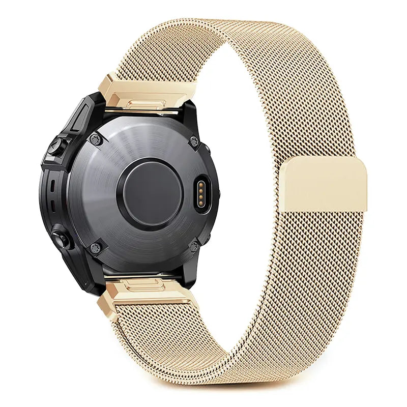 Garmin Instinct E - 40mm premium milanese band (champagne)