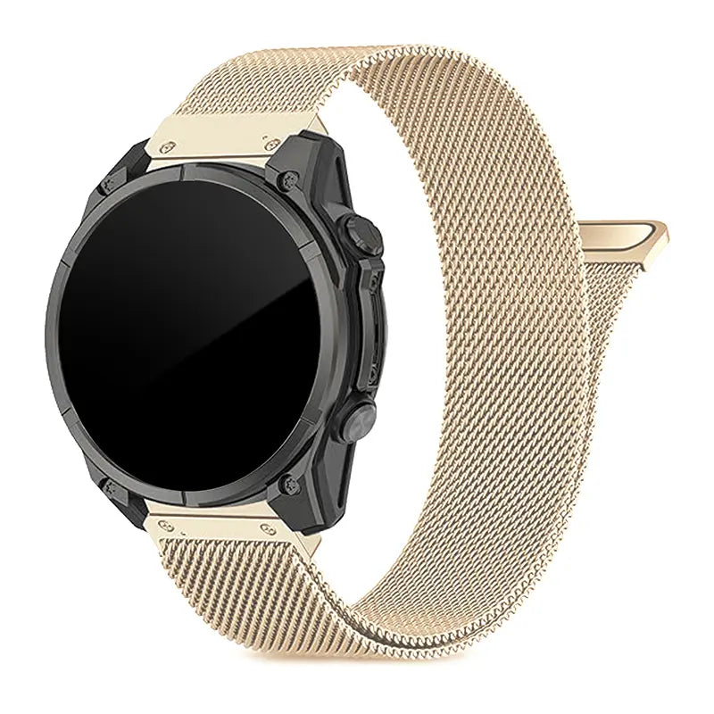 Garmin Instinct E - 40mm Premium Milanese Strap (Champagne)