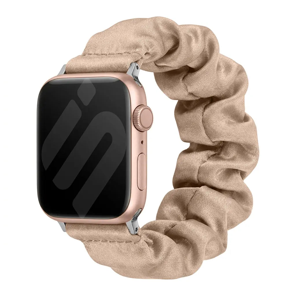 Apple Watch Scrunchie Strap (Champagne)