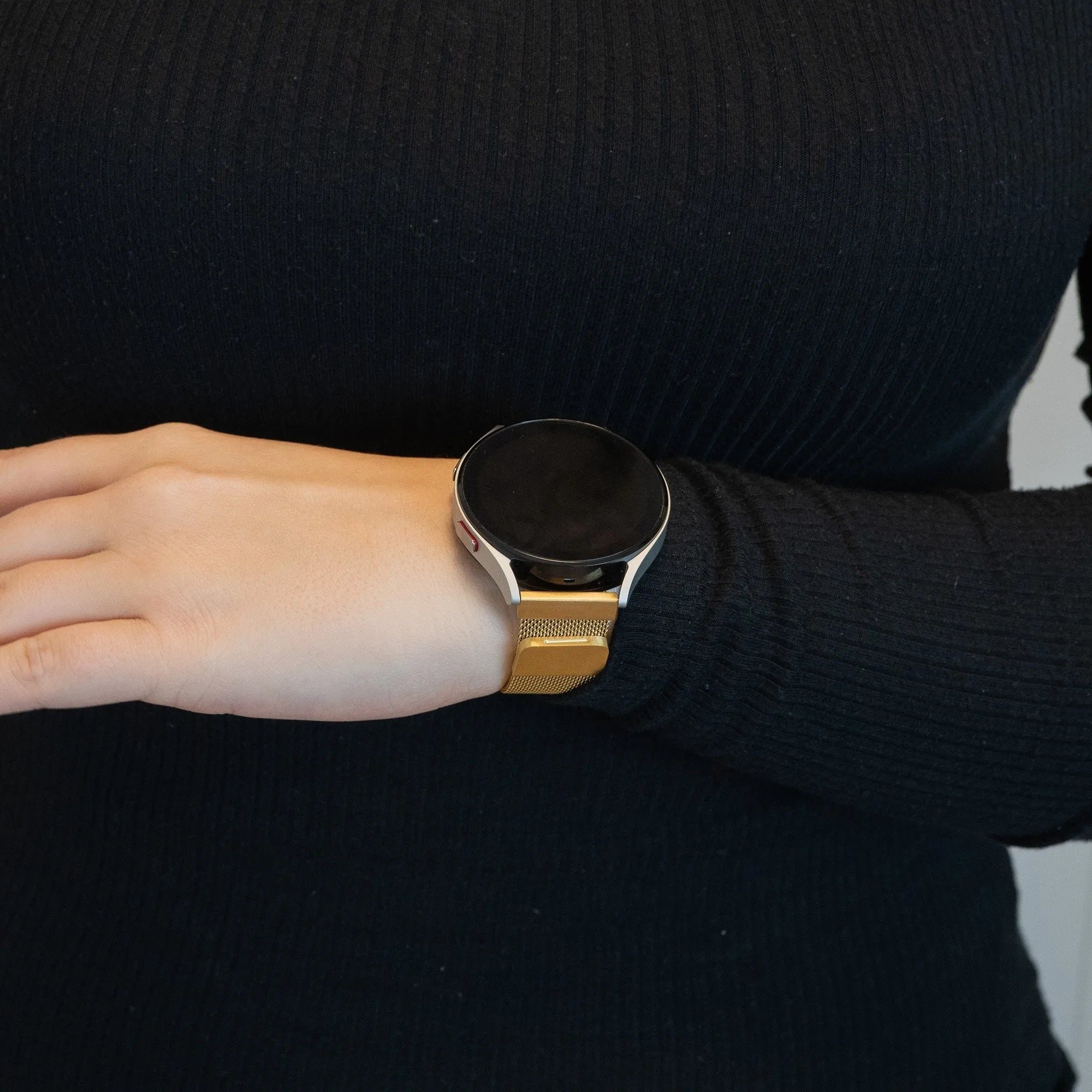 Bandz Amazfit GTS 4 (Mini) Milanese Loop Strap (Gold)
