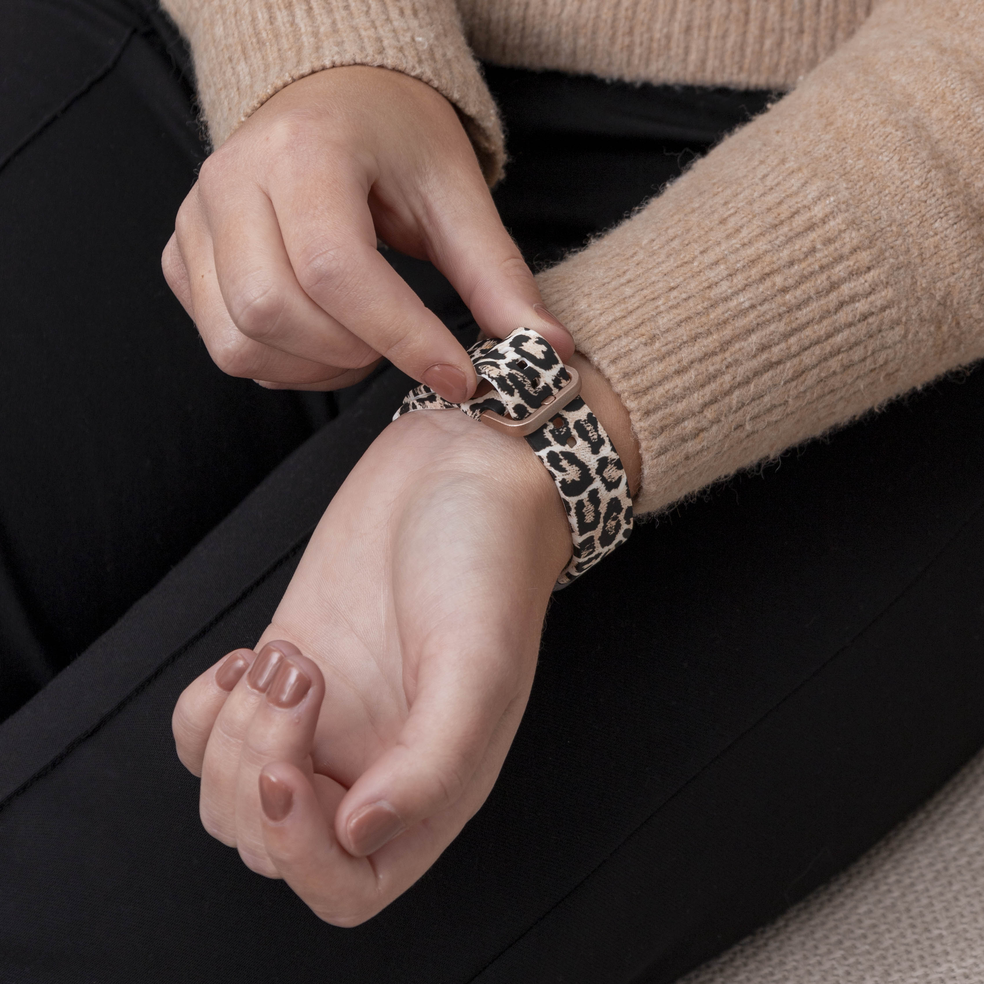 Lucky Leopard Samsung Galaxy Fit 3 bandje