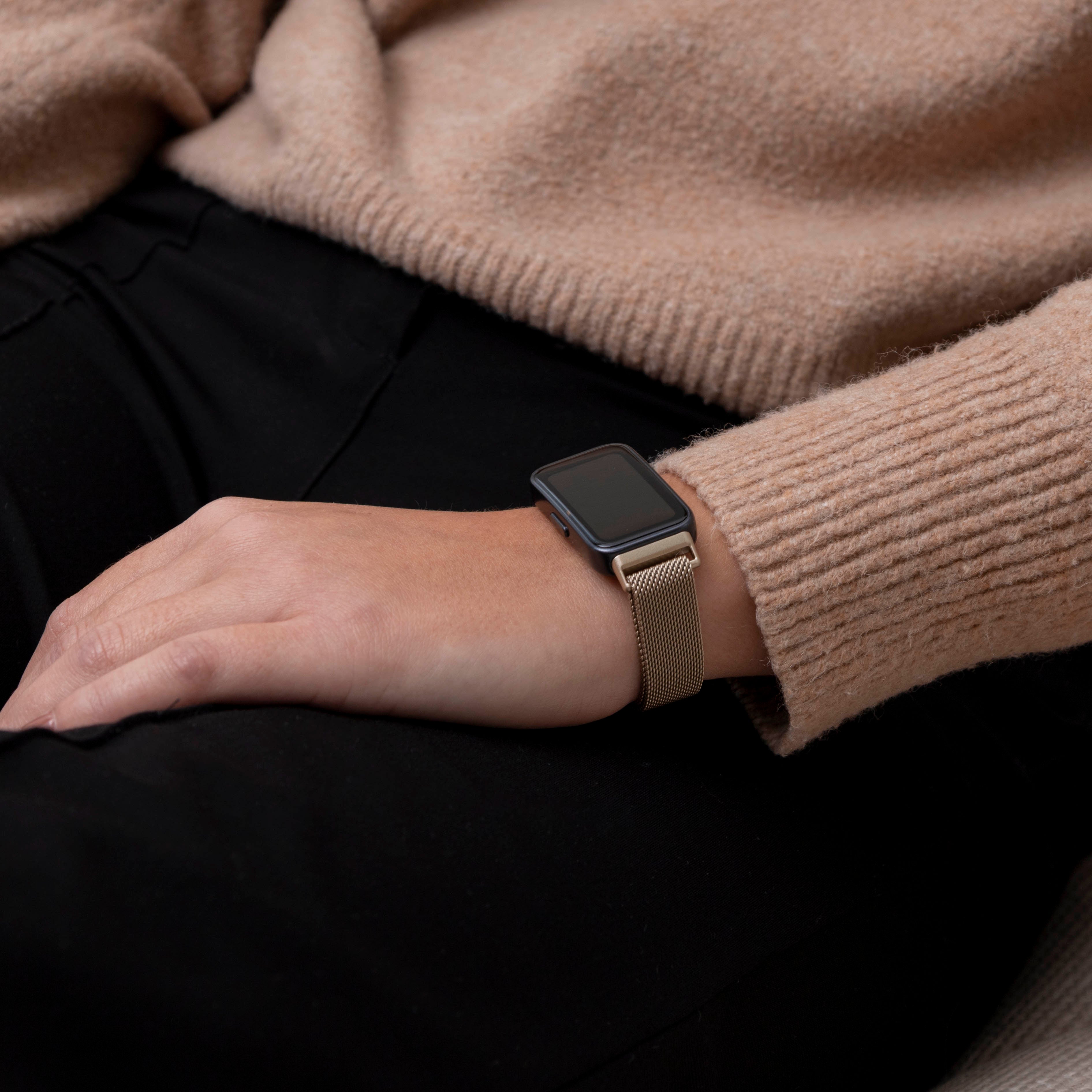 Huawei Band 10 Milanese band (champagne)