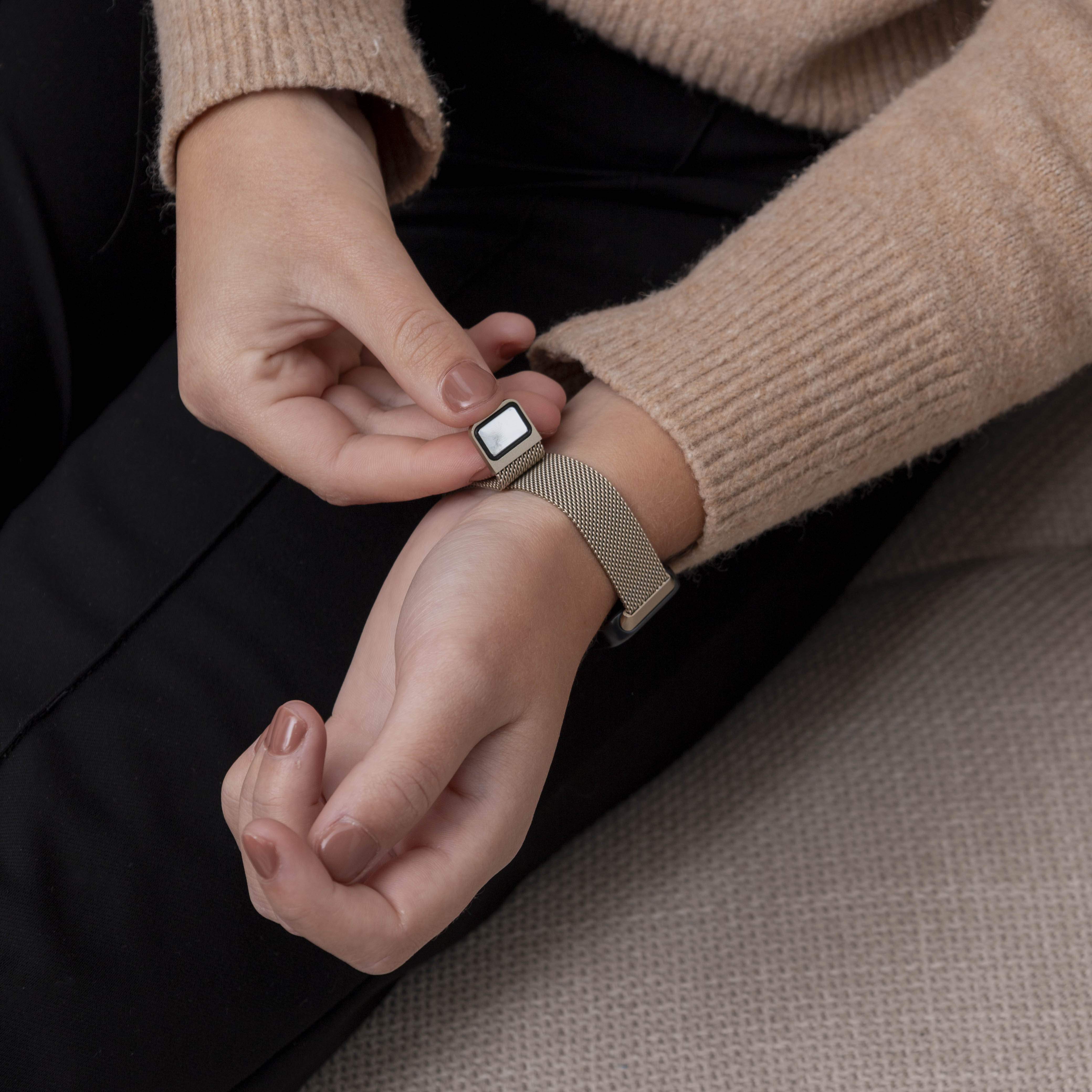 Huawei Band 10 Milanese band (champagne)