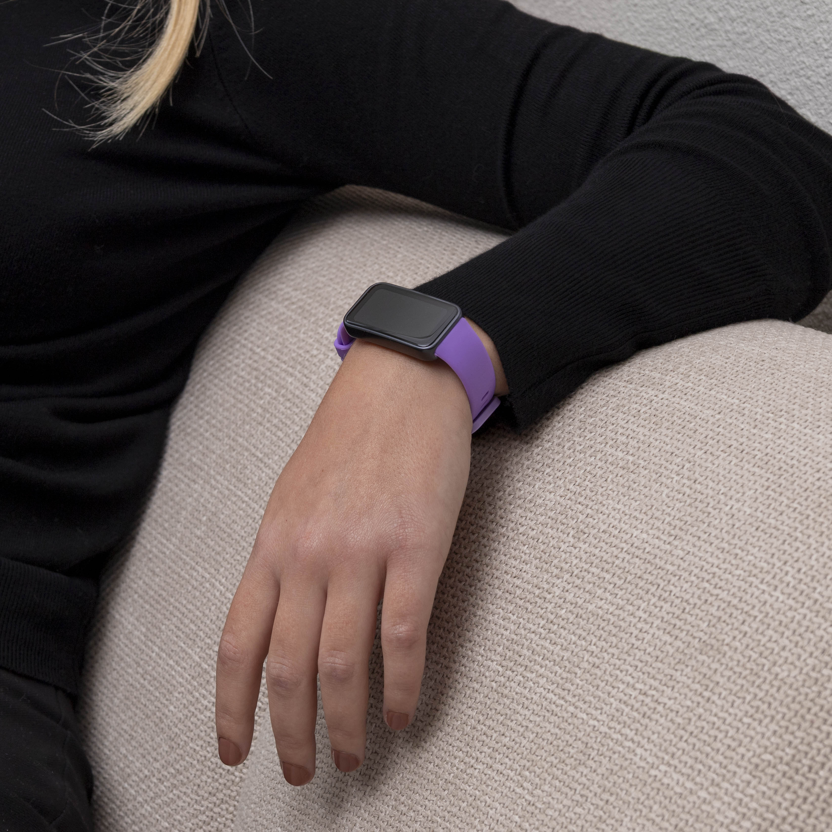 Huawei Band 8 classic siliconen bandje (lila)