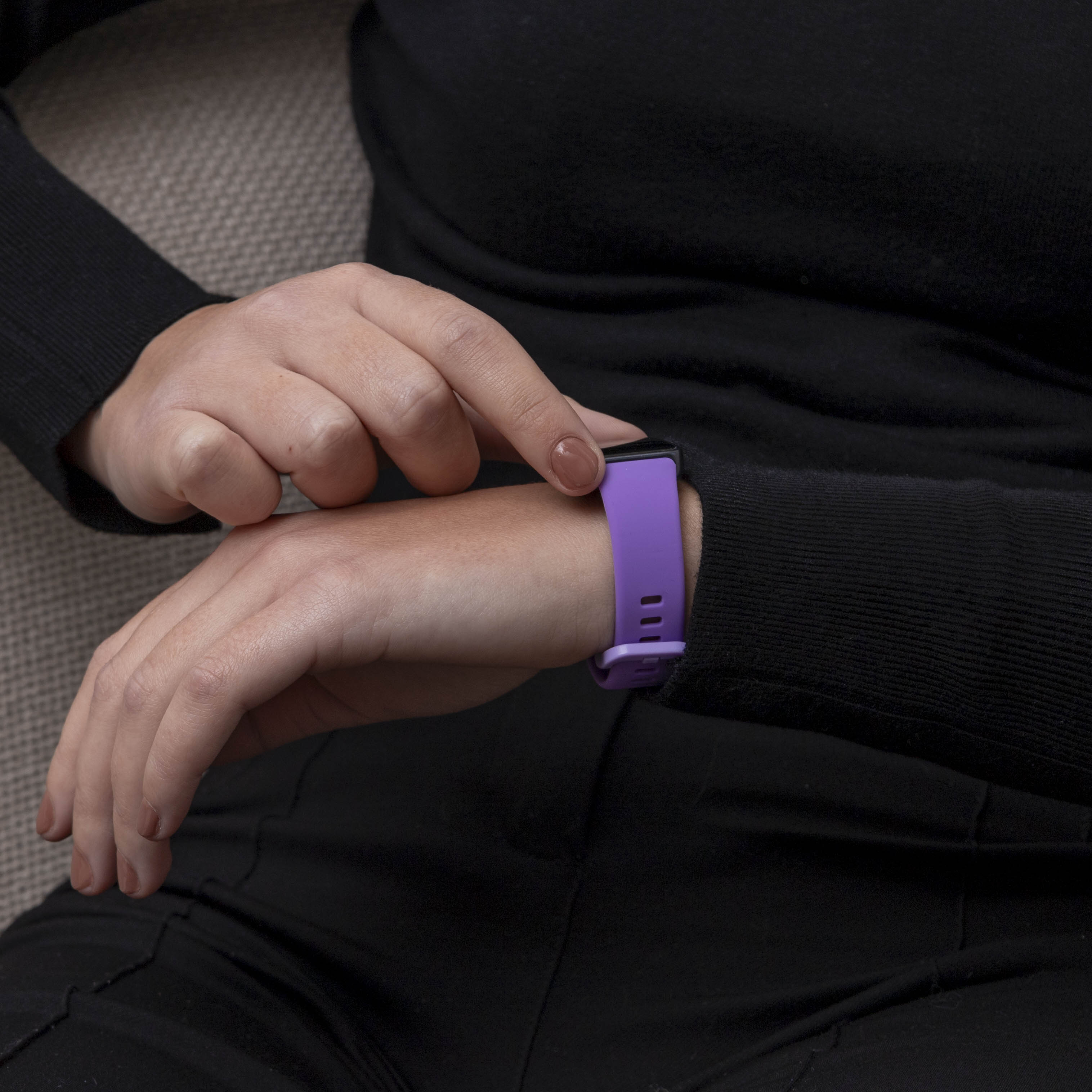 Huawei Band 8 classic siliconen bandje (lila)