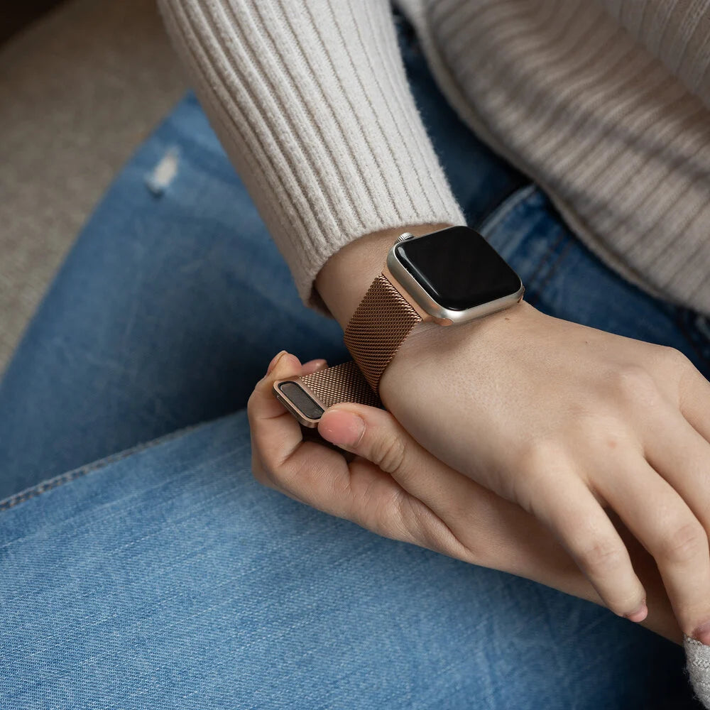 Apple Watch Milanese band (rosé)