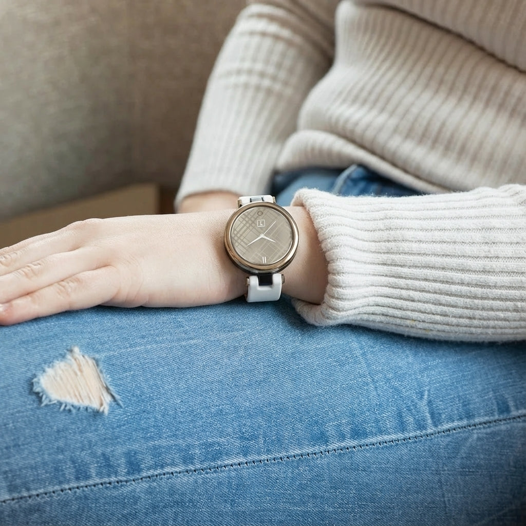 Garmin Lily siliconen bandje (wit)