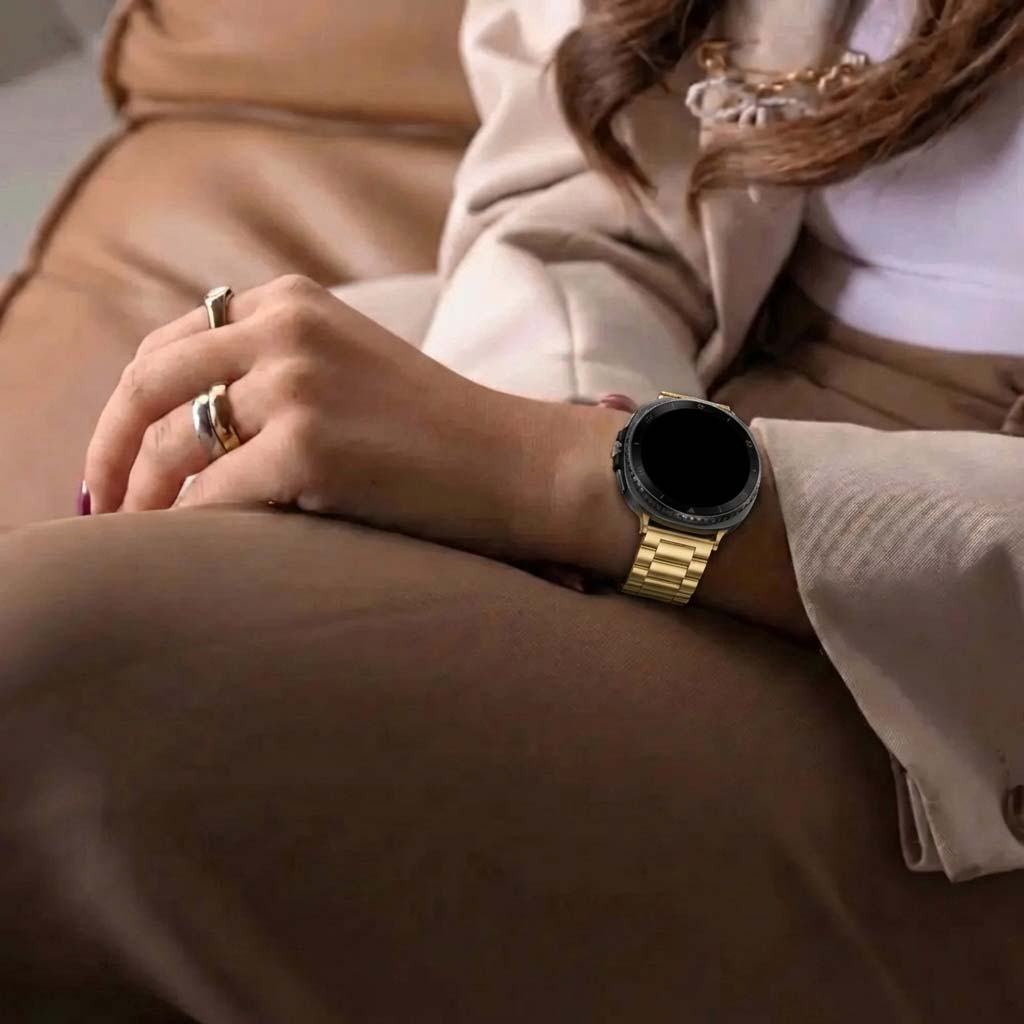 Samsung Galaxy Watch 8 Classic stalen bandje (goud)