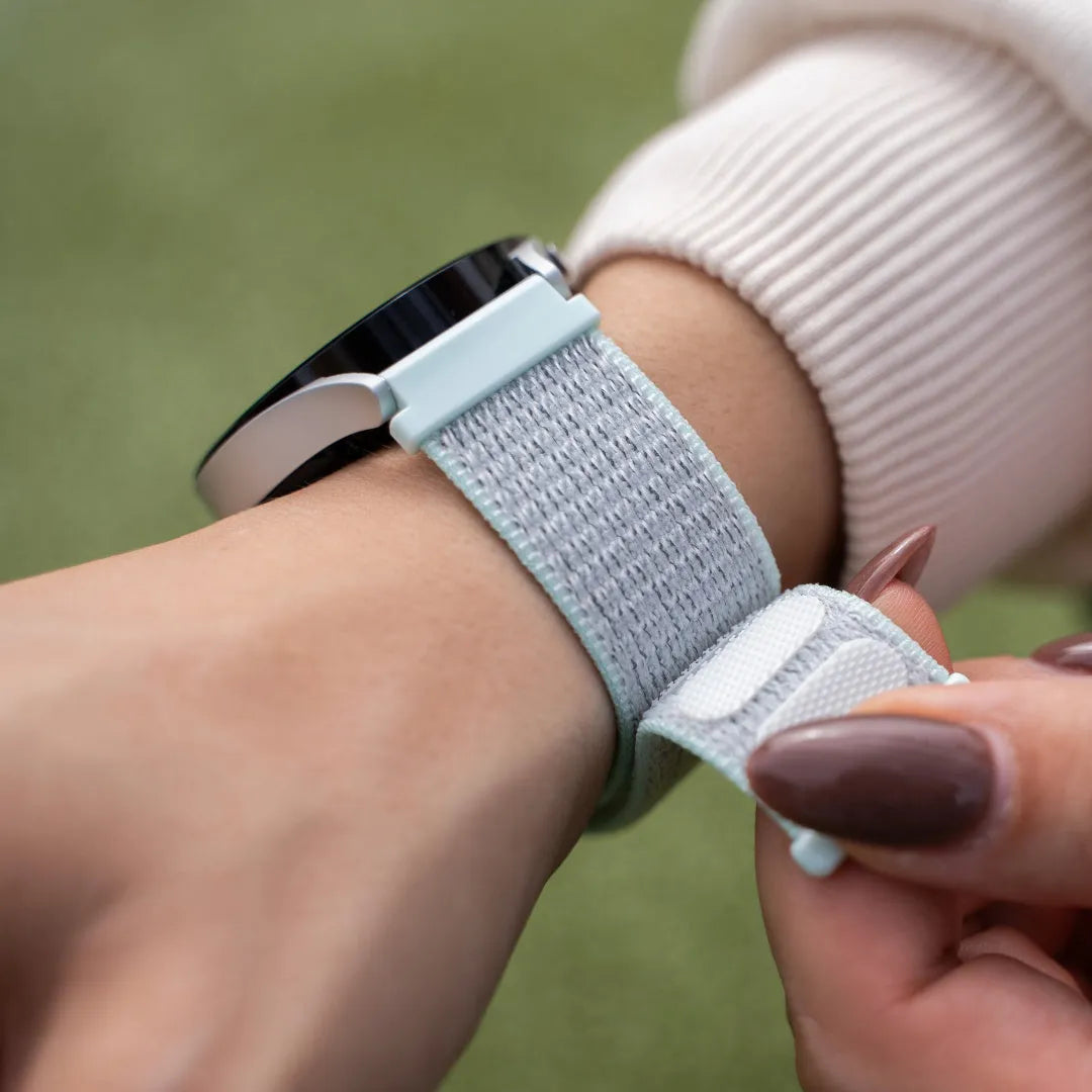 Nylon Strap, light cyan, lifestyle photo
