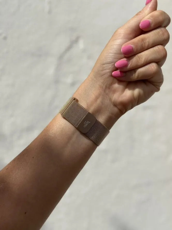 xoxo Wildhearts Fossil Gen 6 44mm Milanese band (rosé)