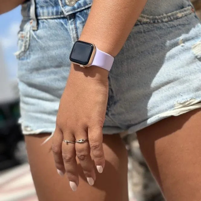 xoxo Wildhearts Apple Watch siliconen bandje (paars)