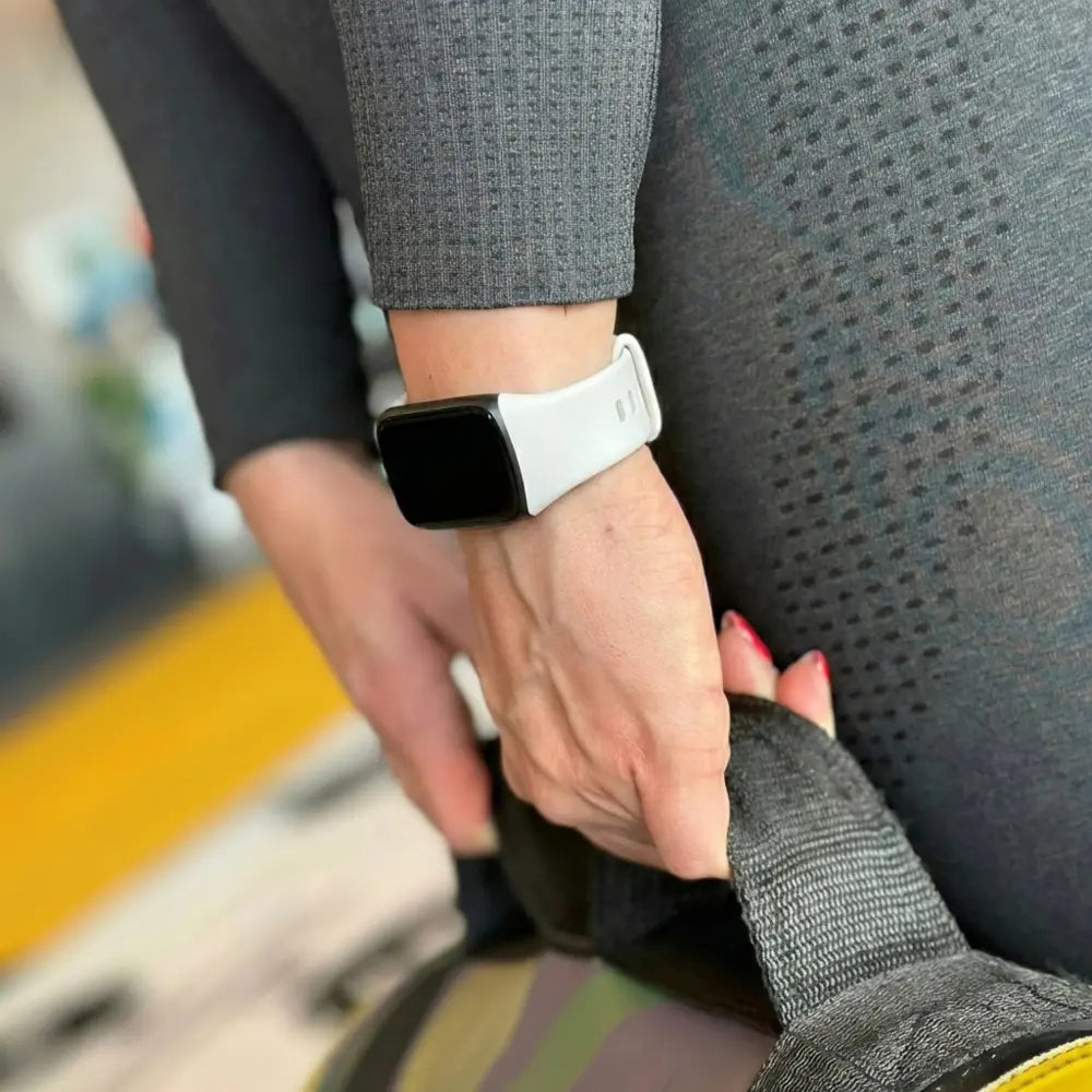 Fitbit Charge 5 siliconen bandje (wit)