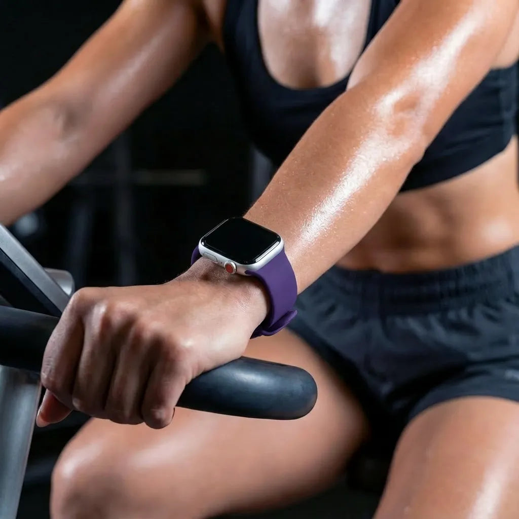 Apple Watch sport bandje (paars)