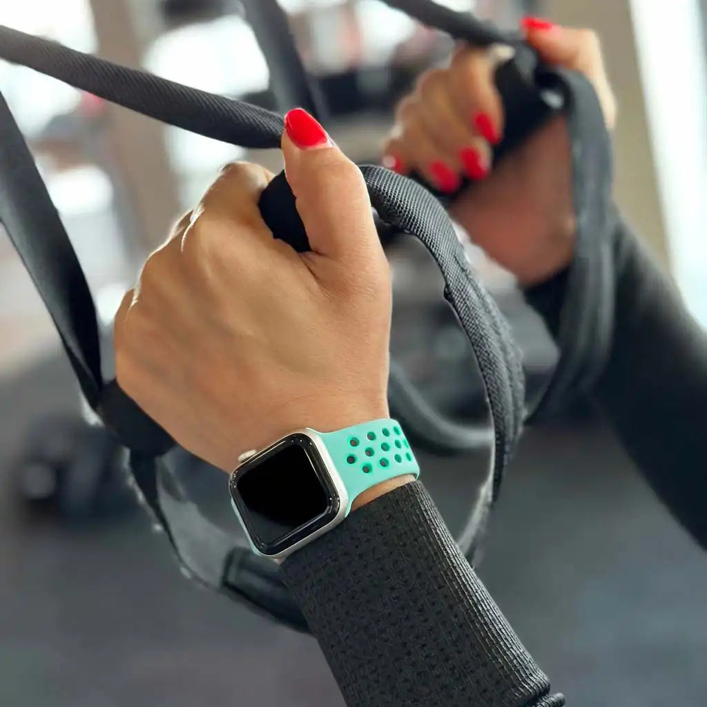 Apple Watch sport bandje (turquoise)