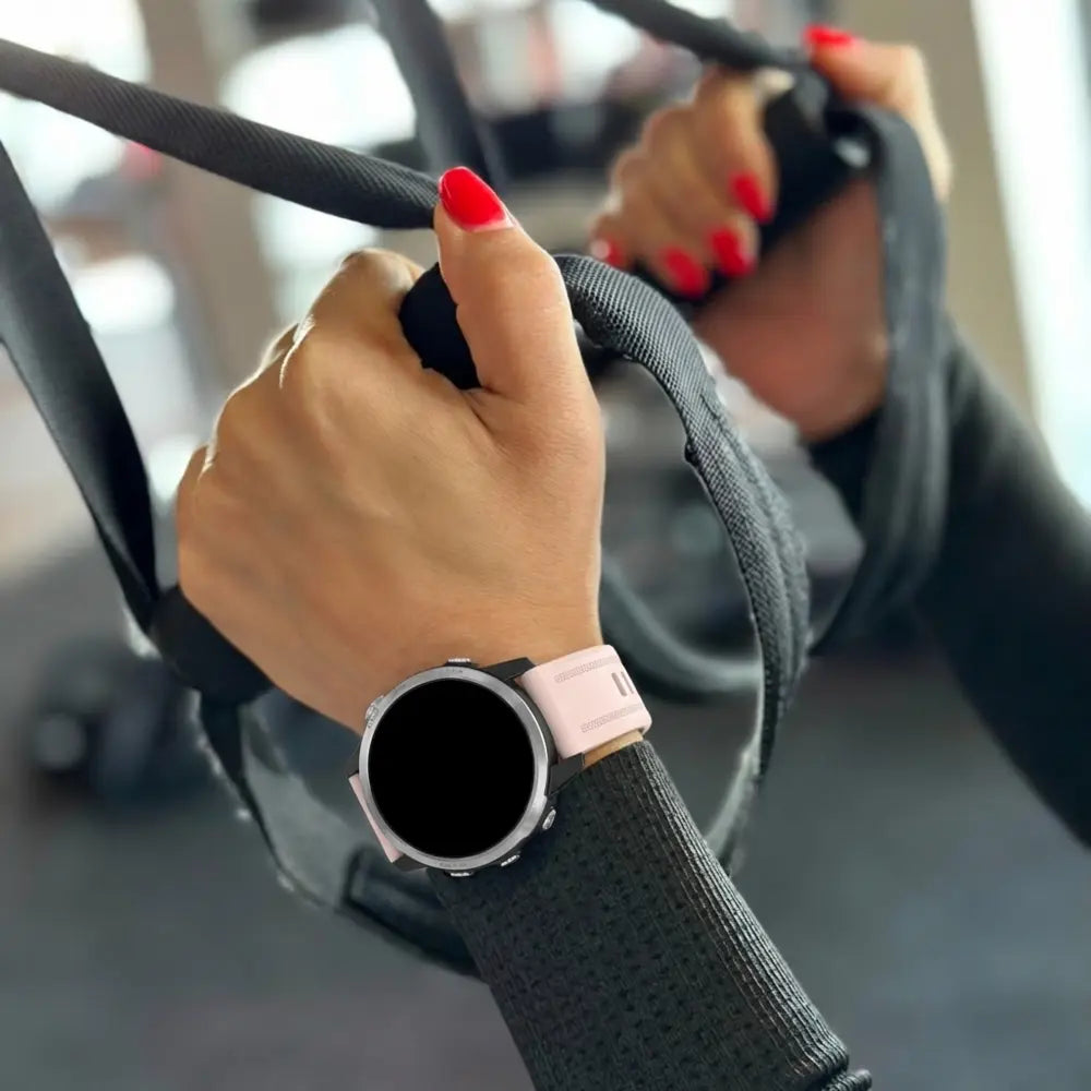 Garmin Fenix 7s siliconen bandje (lichtroze)