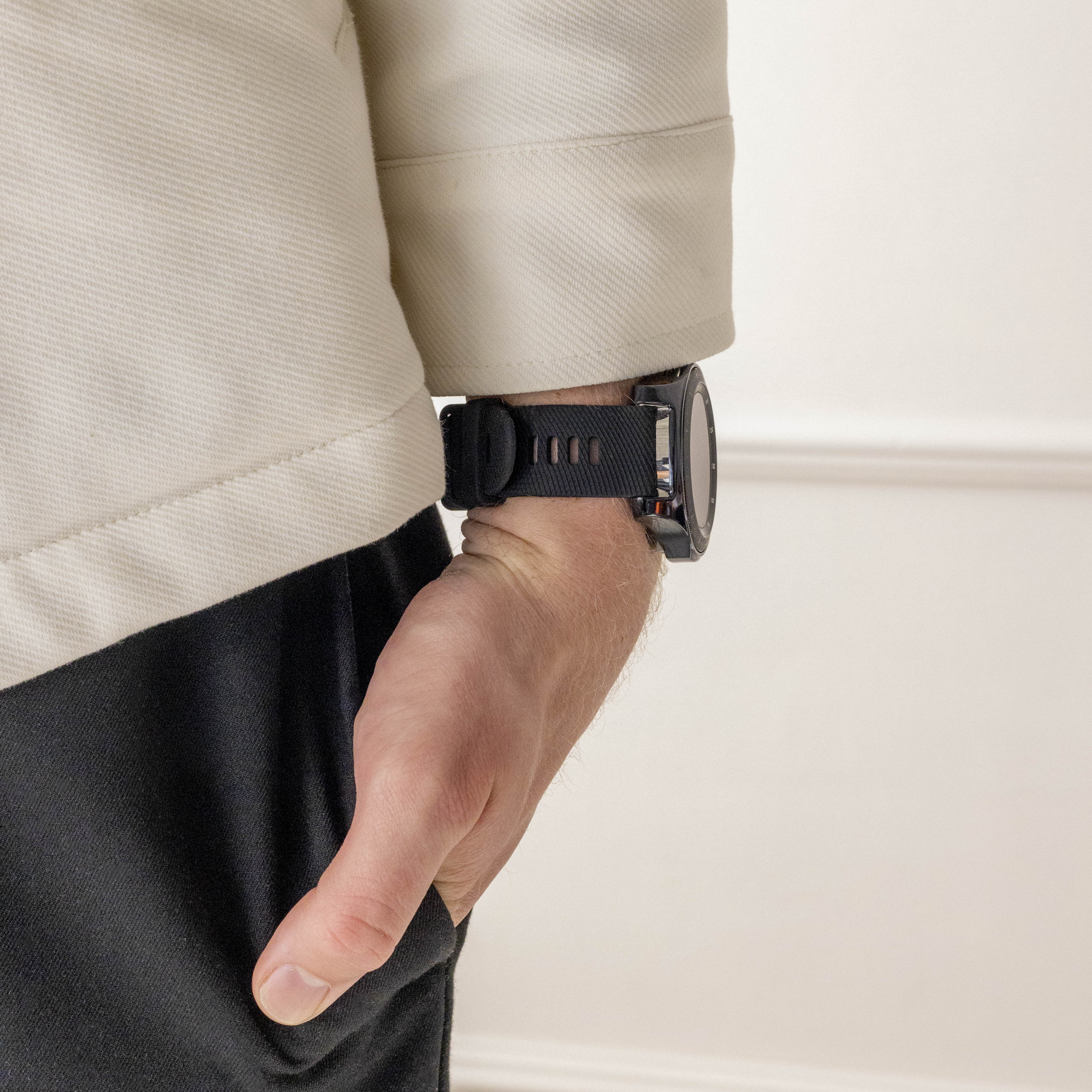 Garmin Forerunner 570 - 47mm siliconen bandje (zwart)